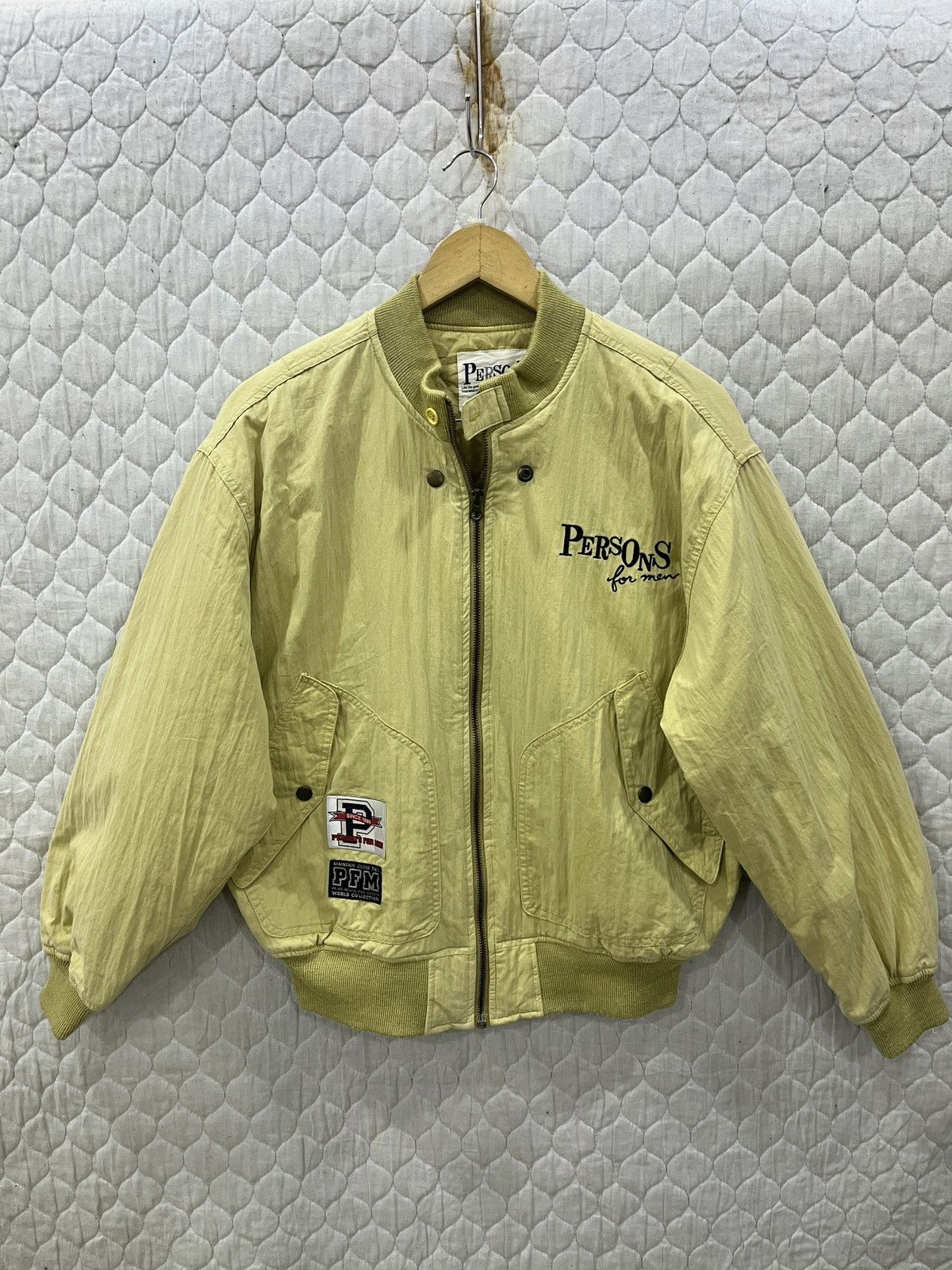 image of Archival Clothing x Bomber Jacket (Bbbb). Persons For Men Bomber Jacket (Size Medium)