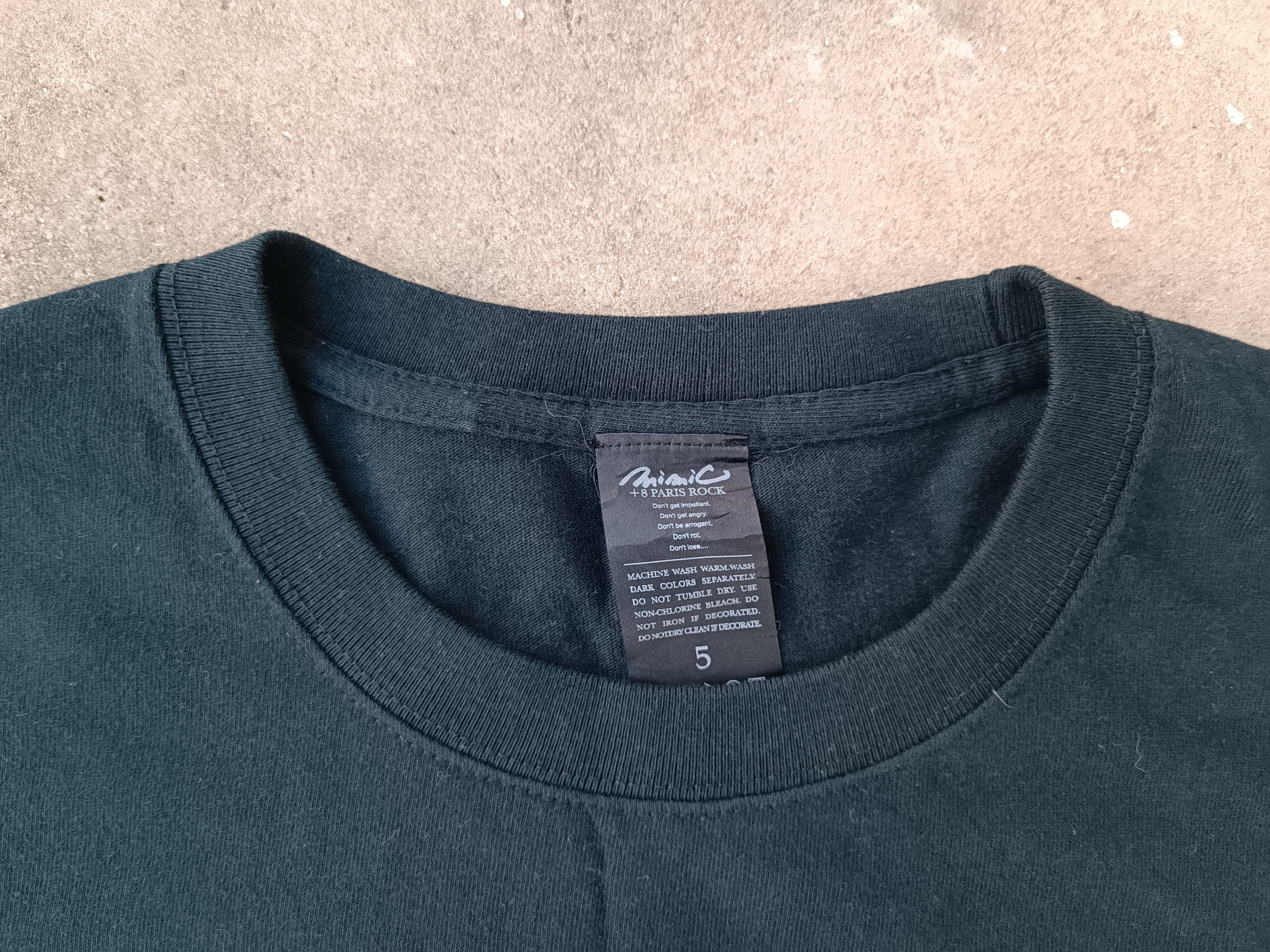 Band Tees × Japanese Brand t shirt +8 paris rock the rolling crockets Size US L / EU 52-54 / 3 - 3 Thumbnail