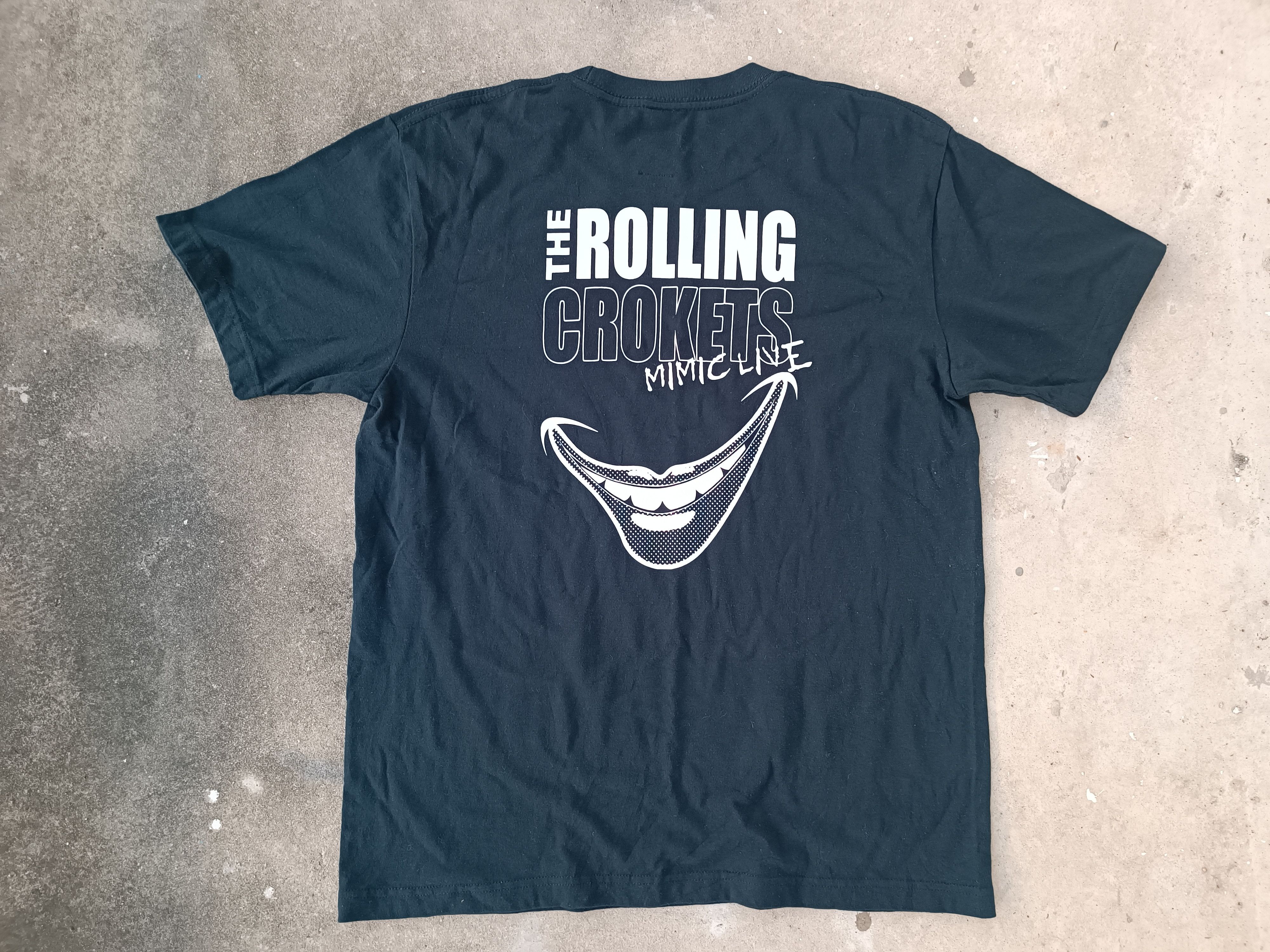 Band Tees × Japanese Brand t shirt +8 paris rock the rolling crockets Size US L / EU 52-54 / 3 - 2 Thumbnail