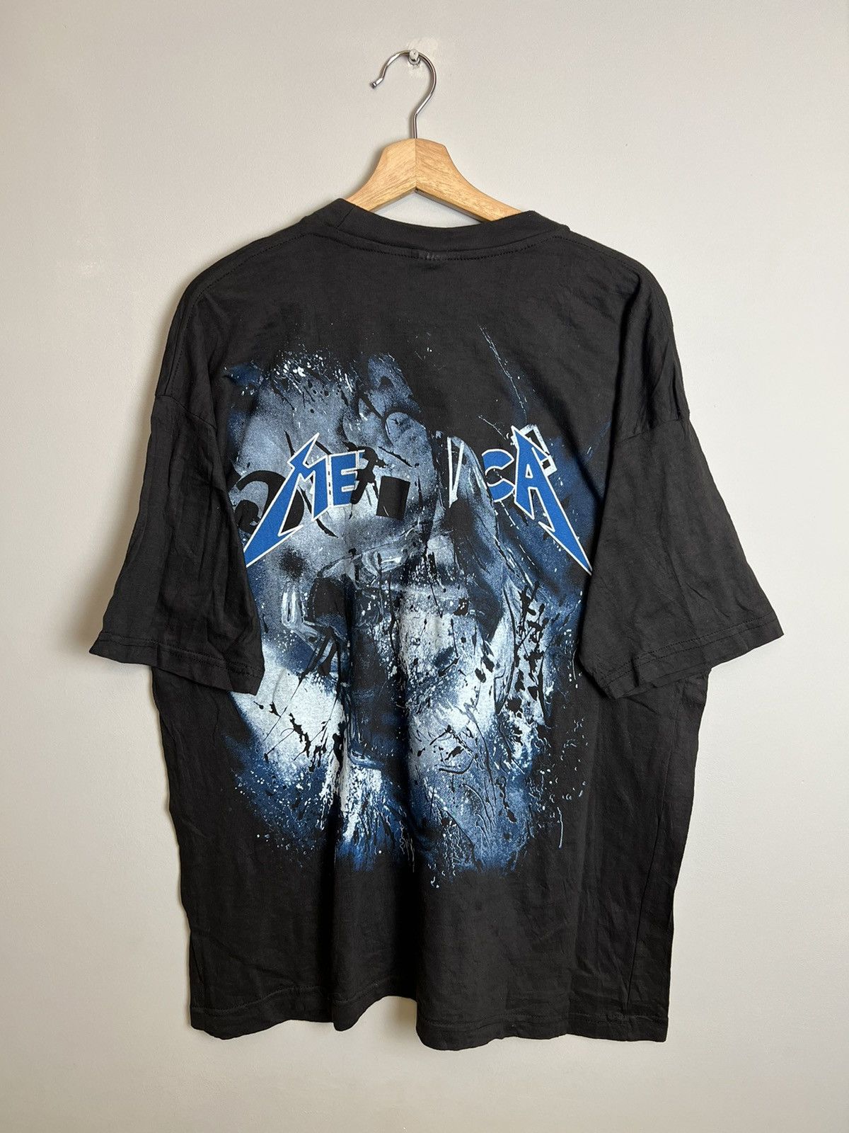 Band Tees Rare Vintage Metallica bootleg 90s Heavy Metal Band Tshirt Size US XL / EU 56 / 4 - 2 Thumbnail