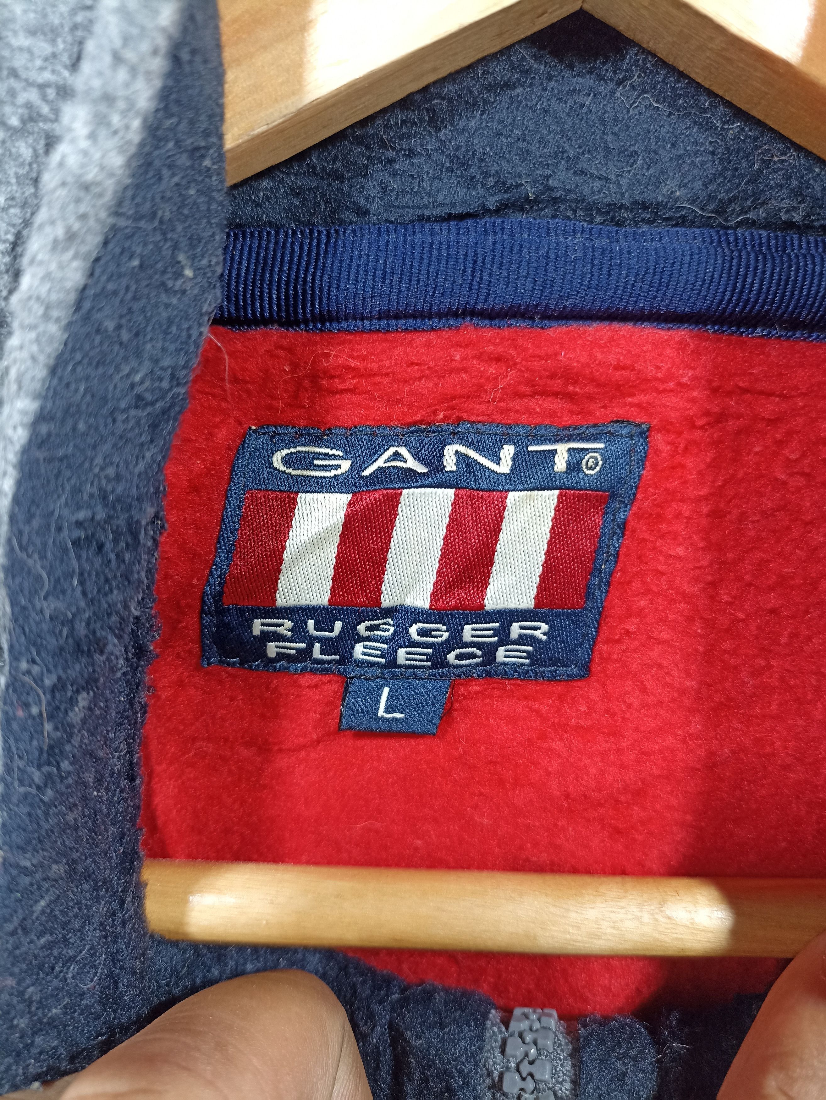 Gant × Vintage Vintage Gant Rugger Fleece Size US L / EU 52-54 / 3 - 7 Thumbnail