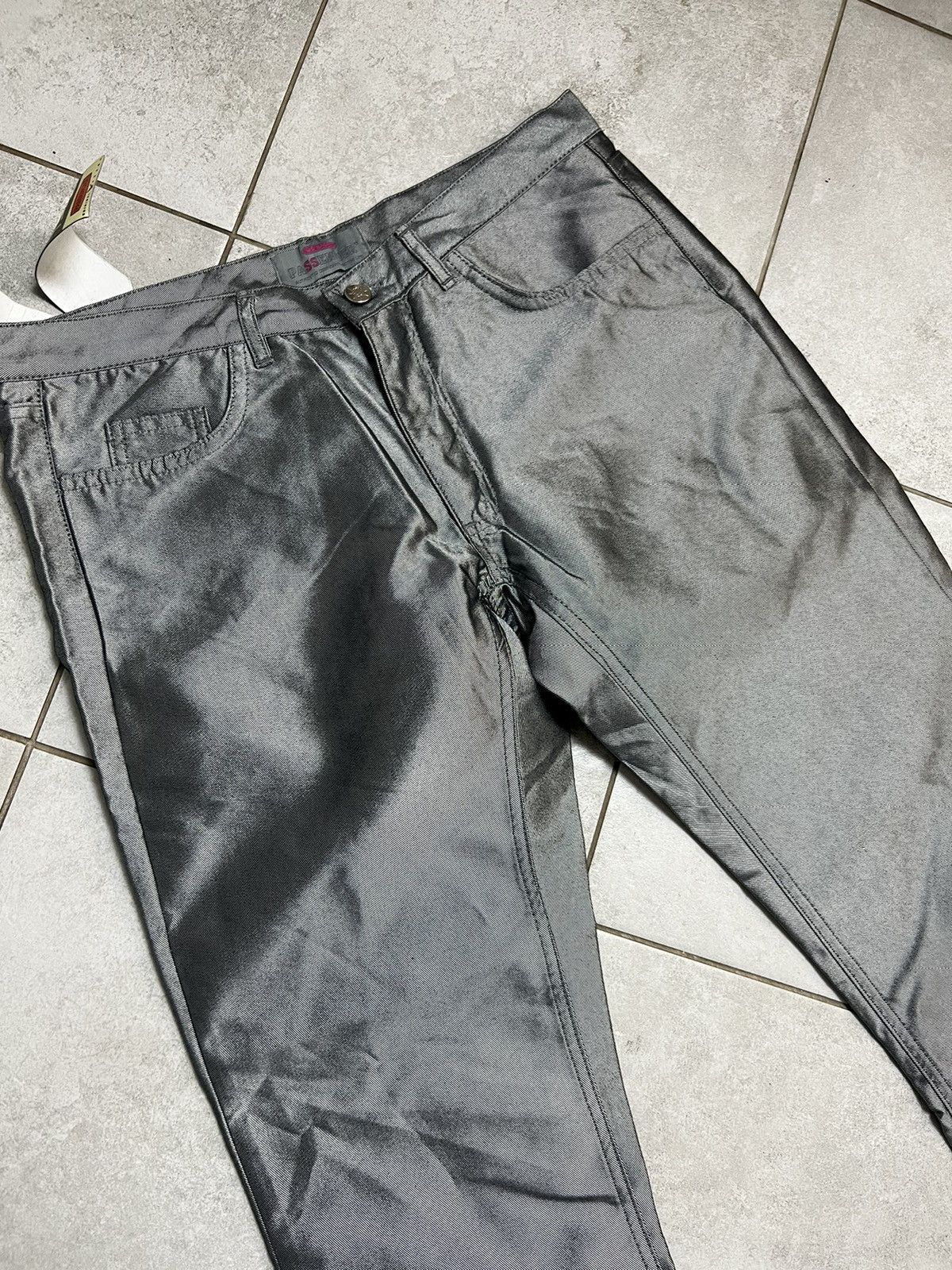 Vintage Rare Y2K Passenge Cyber Flaired Rave Hip Hop Rap Pants Grail Size US 32 / EU 48 - 3 Thumbnail