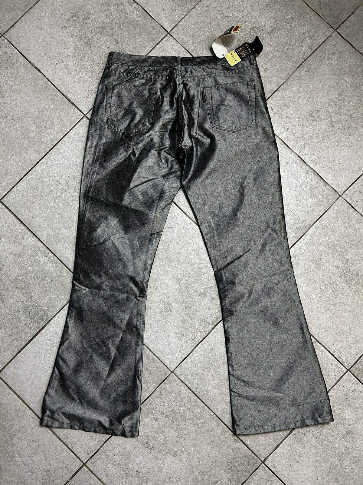 Vintage Rare Y2K Passenge Cyber Flaired Rave Hip Hop Rap Pants Grail Size US 32 / EU 48 - 2 Thumbnail