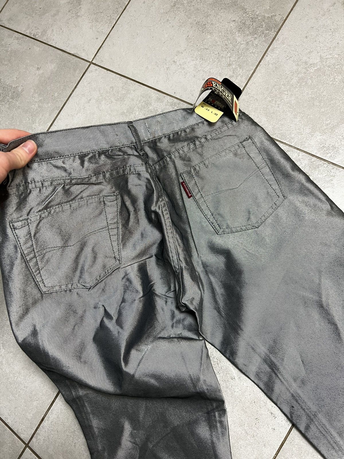 Vintage Rare Y2K Passenge Cyber Flaired Rave Hip Hop Rap Pants Grail Size US 32 / EU 48 - 4 Thumbnail