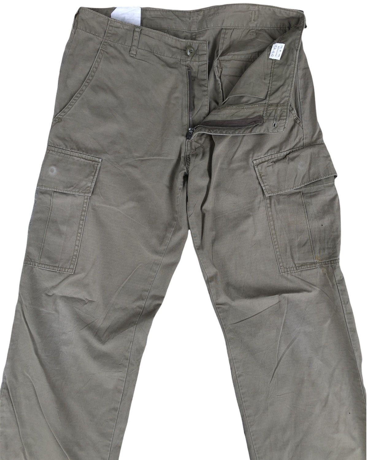 Japanese Brand Back Number Cargo Pants Tactical Pocket Size US 31 - 3 Thumbnail