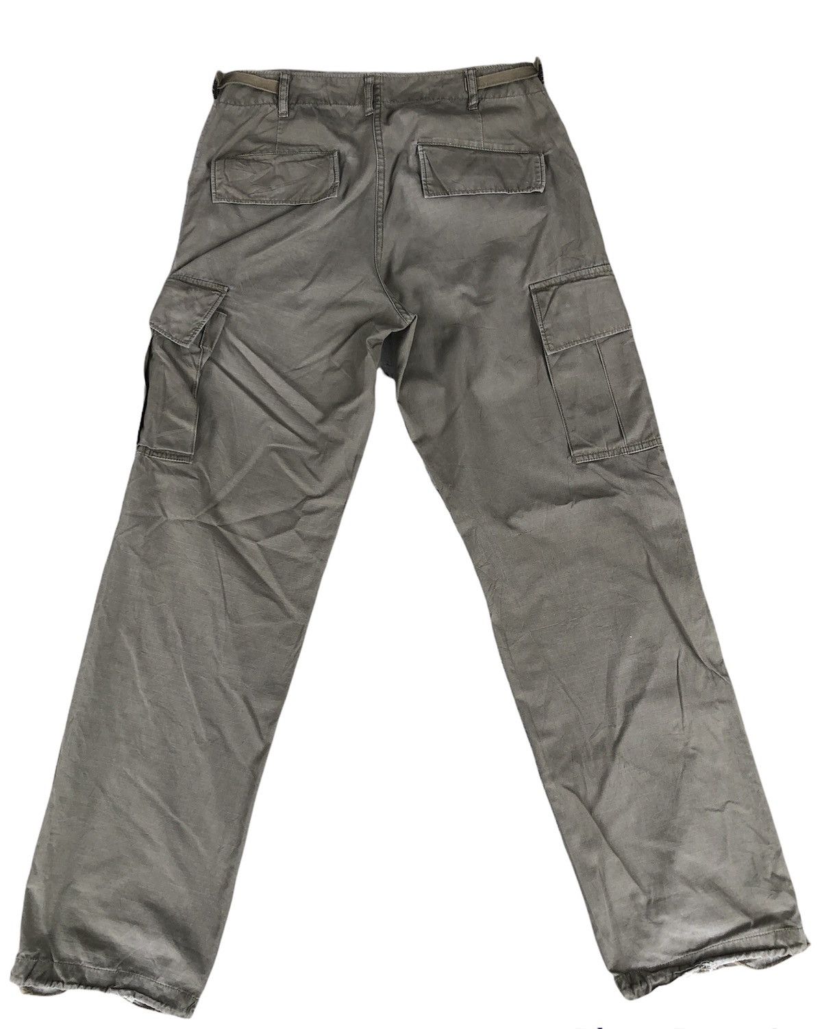 Japanese Brand Back Number Cargo Pants Tactical Pocket Size US 31 - 2 Thumbnail