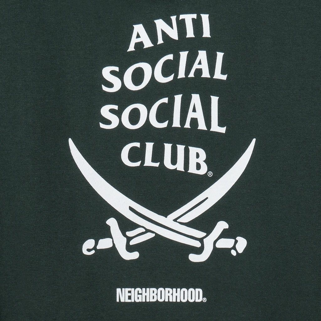 Anti Social Social Club × Neighborhood DS White ASSC x NBHD 6IX Green Hoodie Bape Kith Supreme Size US XXL / EU 58 / 5 - 5 Thumbnail