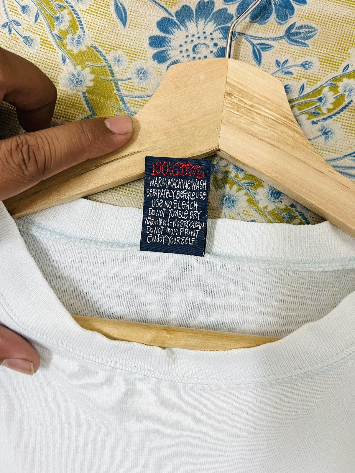 Stussy × Vintage Vintage 90s Stussy Marilyn Monroe Surf Tee Size US L / EU 52-54 / 3 - 7 Thumbnail