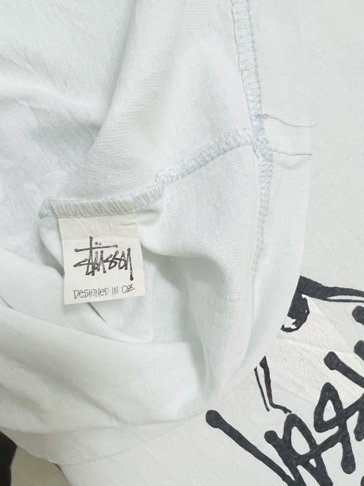 Stussy × Vintage Vintage 90s Stussy Marilyn Monroe Surf Tee Size US L / EU 52-54 / 3 - 8 Thumbnail
