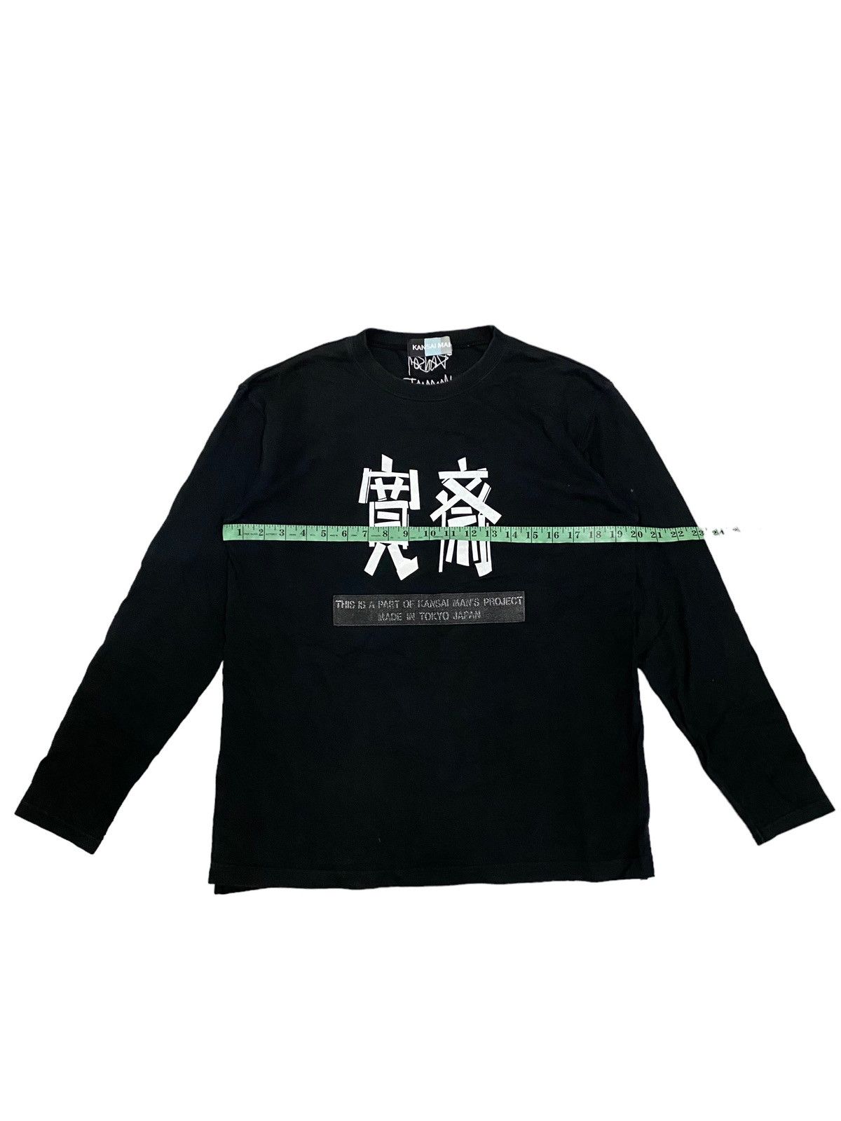 Japanese Brand × Kansai Yamamoto × Vintage Vintage Kansai Man Japanese Longsleeve Tee Size US M / EU 48-50 / 2 - 8 Thumbnail