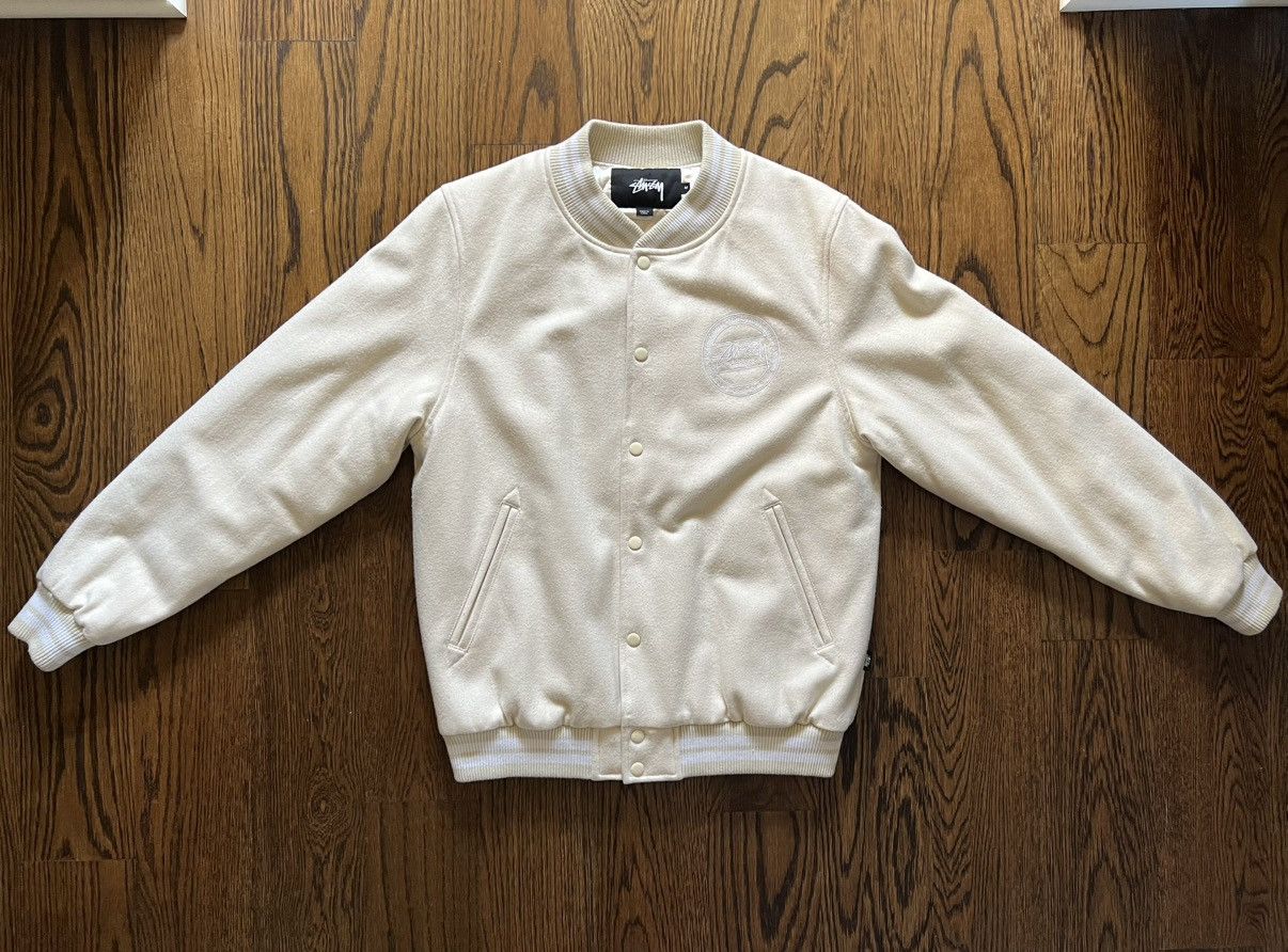 Stussy Stussy Wool Varsity Jacket / Sz M Size US M / EU 48-50 / 2 - 2 Thumbnail