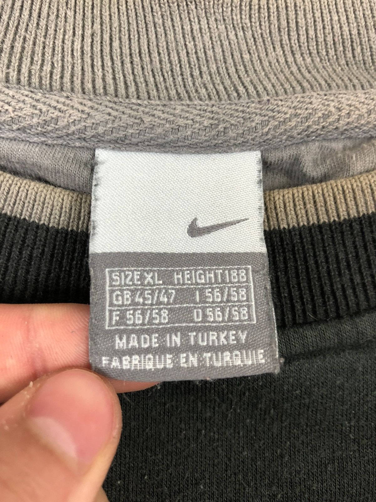 Nike × Vintage Nike vintage sweatshirt big logo Size US XL / EU 56 / 4 - 3 Thumbnail