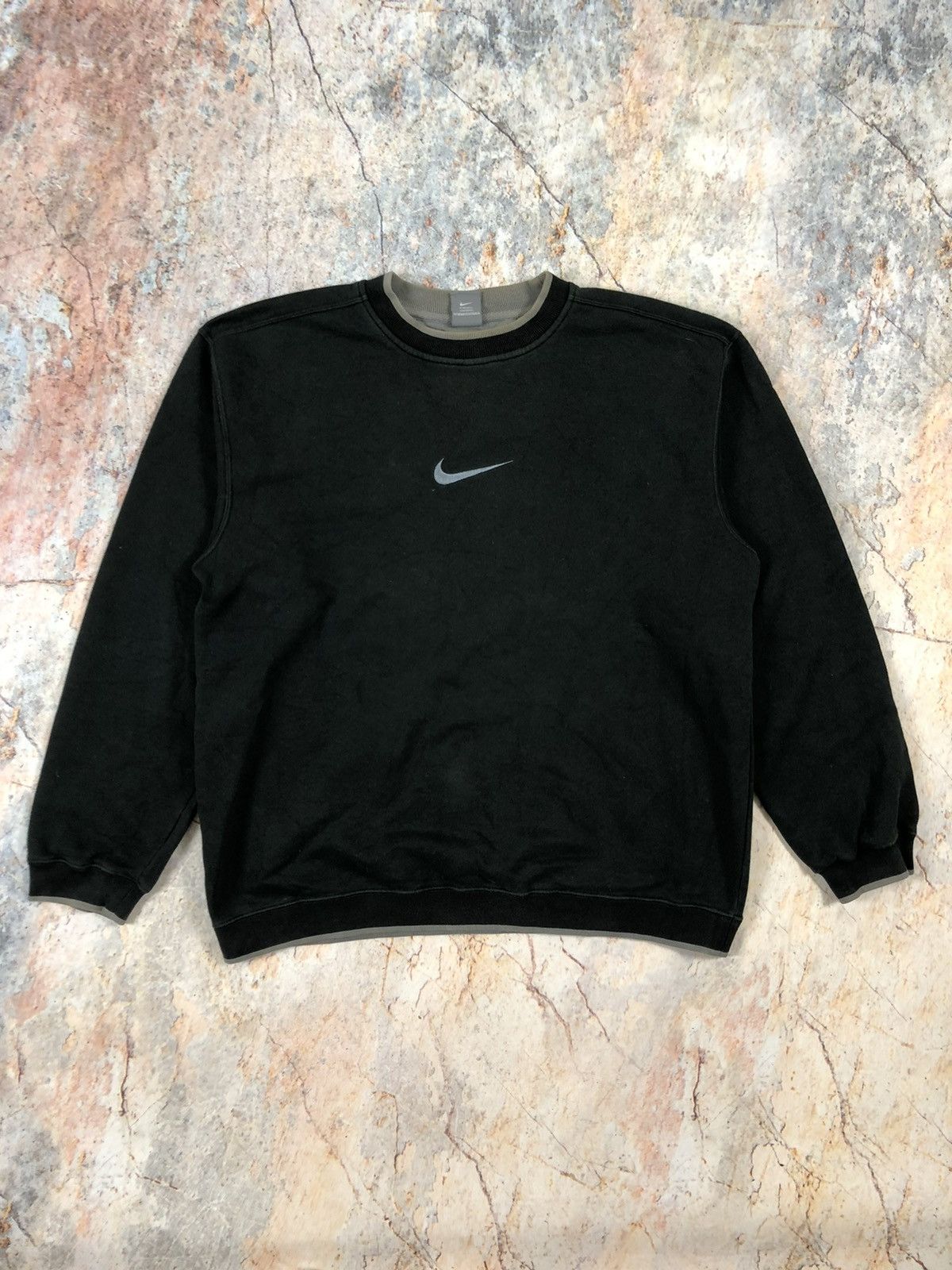 Nike × Vintage Nike vintage sweatshirt big logo Size US XL / EU 56 / 4 - 1 Thumbnail
