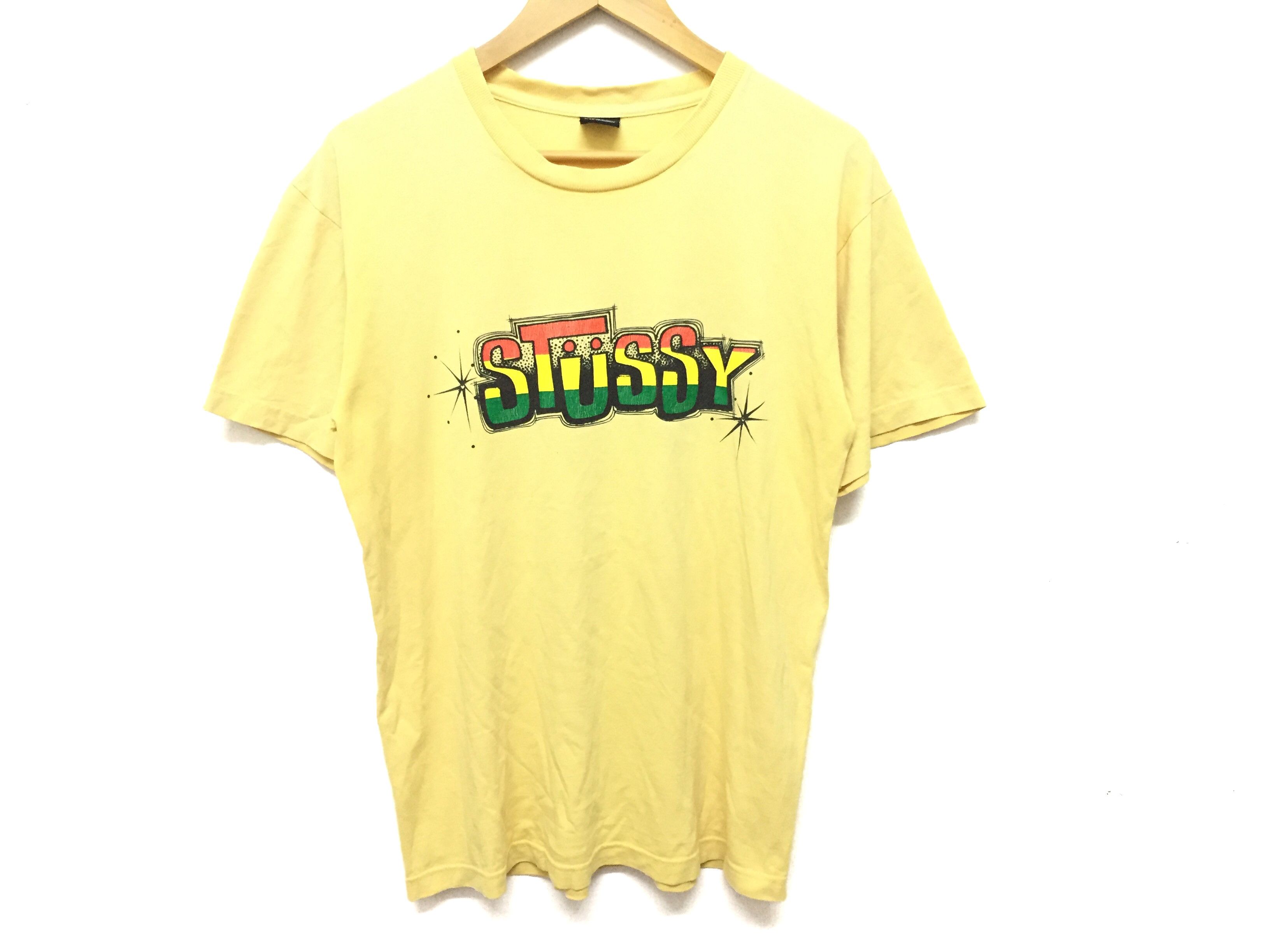 Stussy 00's Rasta Box logo tee Size US M / EU 48-50 / 2 - 2 Thumbnail