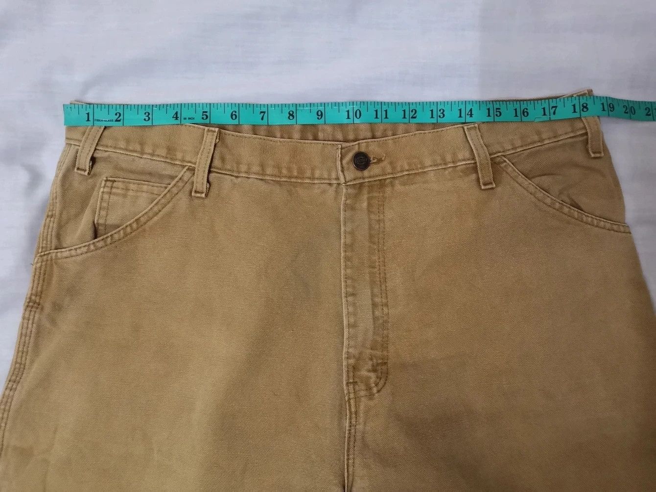 Dickies Dickies Work Pants Brown Streetwear Carhatt Size US 37 - 7 Thumbnail