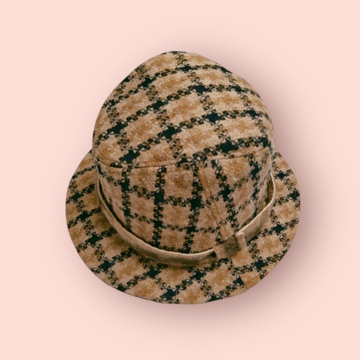 ADDICT × Designer × Vintage VINTAGE MIX BLEND FABRIC PLAID HAT Size ONE SIZE - 9 Thumbnail