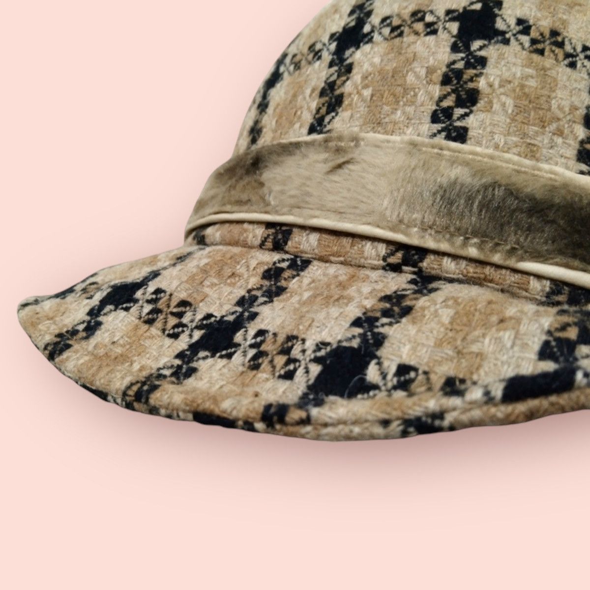 ADDICT × Designer × Vintage VINTAGE MIX BLEND FABRIC PLAID HAT Size ONE SIZE - 11 Thumbnail