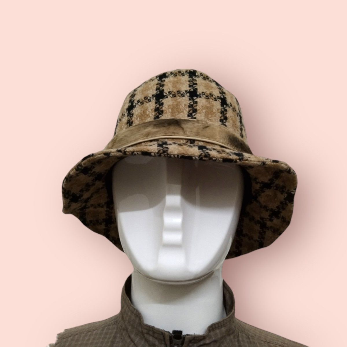 ADDICT × Designer × Vintage VINTAGE MIX BLEND FABRIC PLAID HAT Size ONE SIZE - 3 Thumbnail