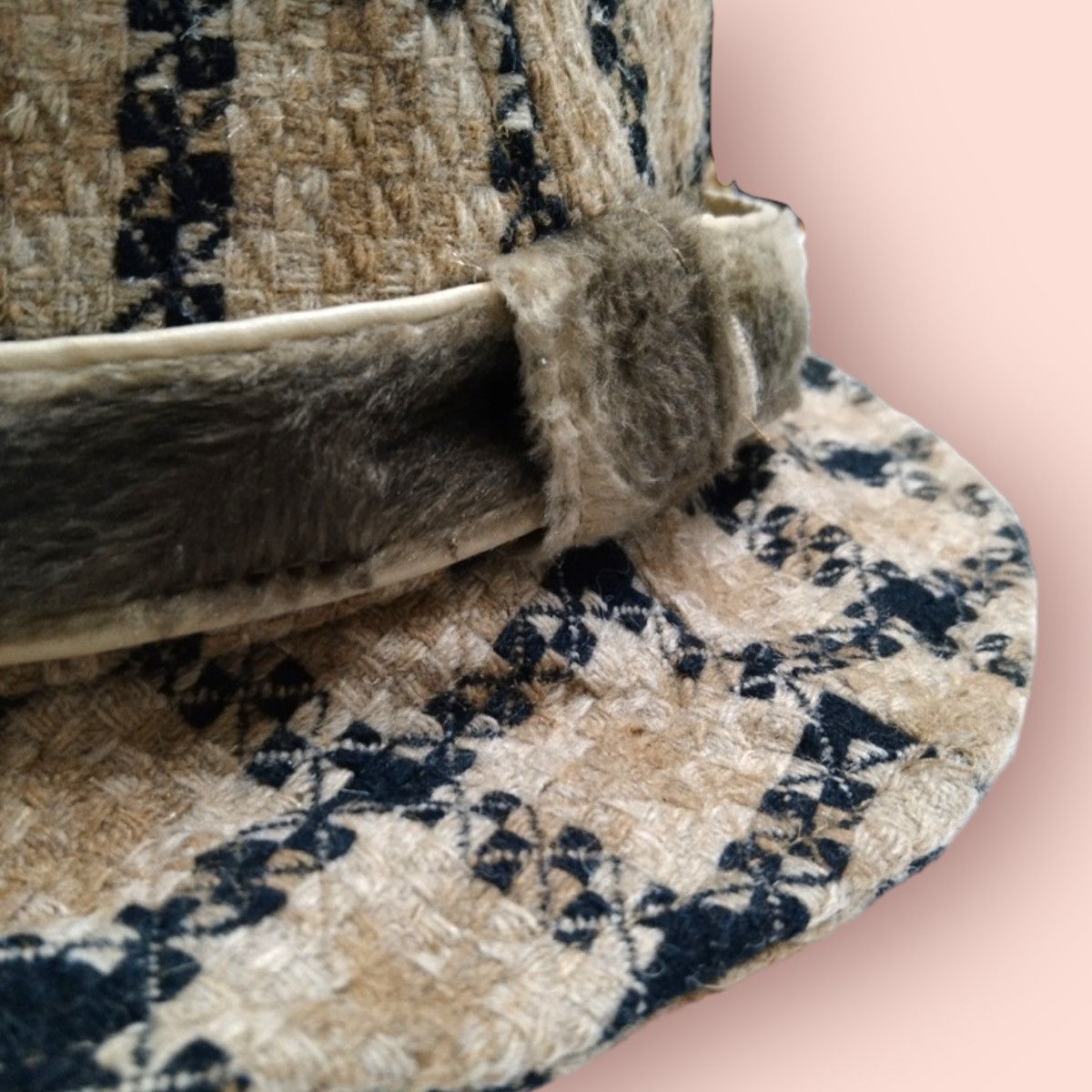 ADDICT × Designer × Vintage VINTAGE MIX BLEND FABRIC PLAID HAT Size ONE SIZE - 13 Thumbnail