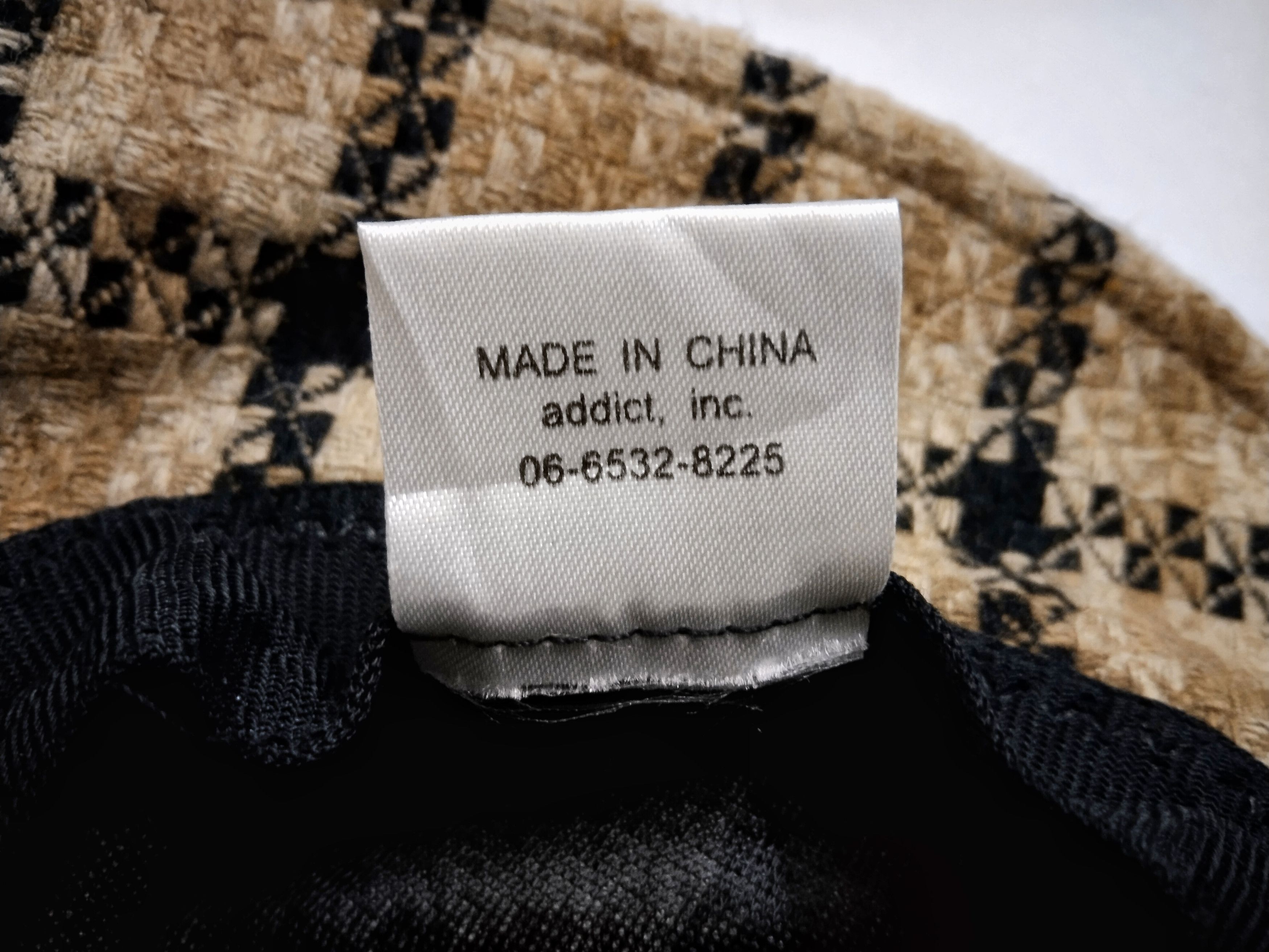 ADDICT × Designer × Vintage VINTAGE MIX BLEND FABRIC PLAID HAT Size ONE SIZE - 17 Thumbnail