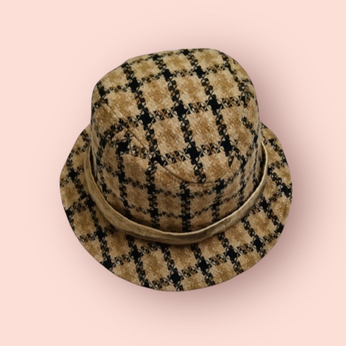 ADDICT × Designer × Vintage VINTAGE MIX BLEND FABRIC PLAID HAT Size ONE SIZE - 10 Thumbnail