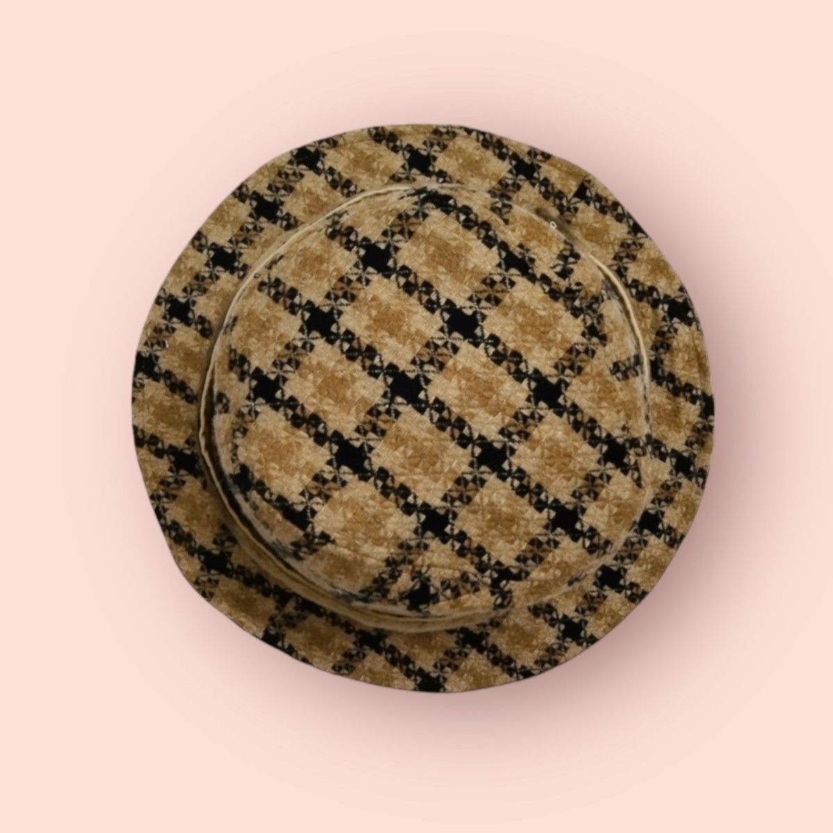 ADDICT × Designer × Vintage VINTAGE MIX BLEND FABRIC PLAID HAT Size ONE SIZE - 14 Thumbnail