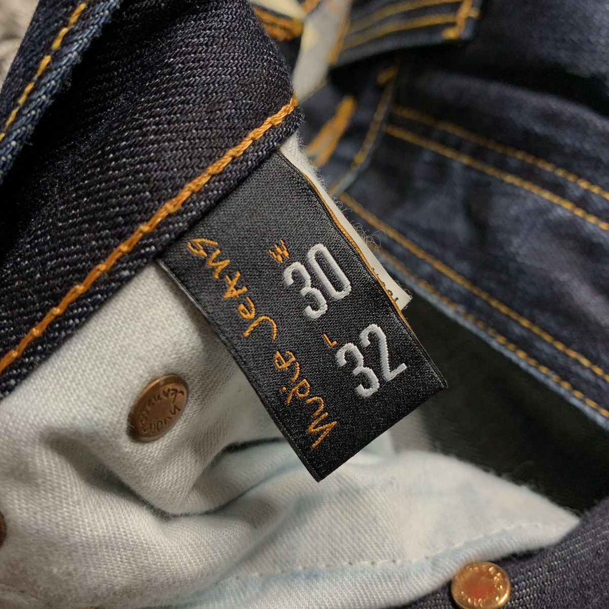 Nudie Jeans Nudie Jeans Real Denim Luxury Made in Italy Size US 31 - 15 Thumbnail