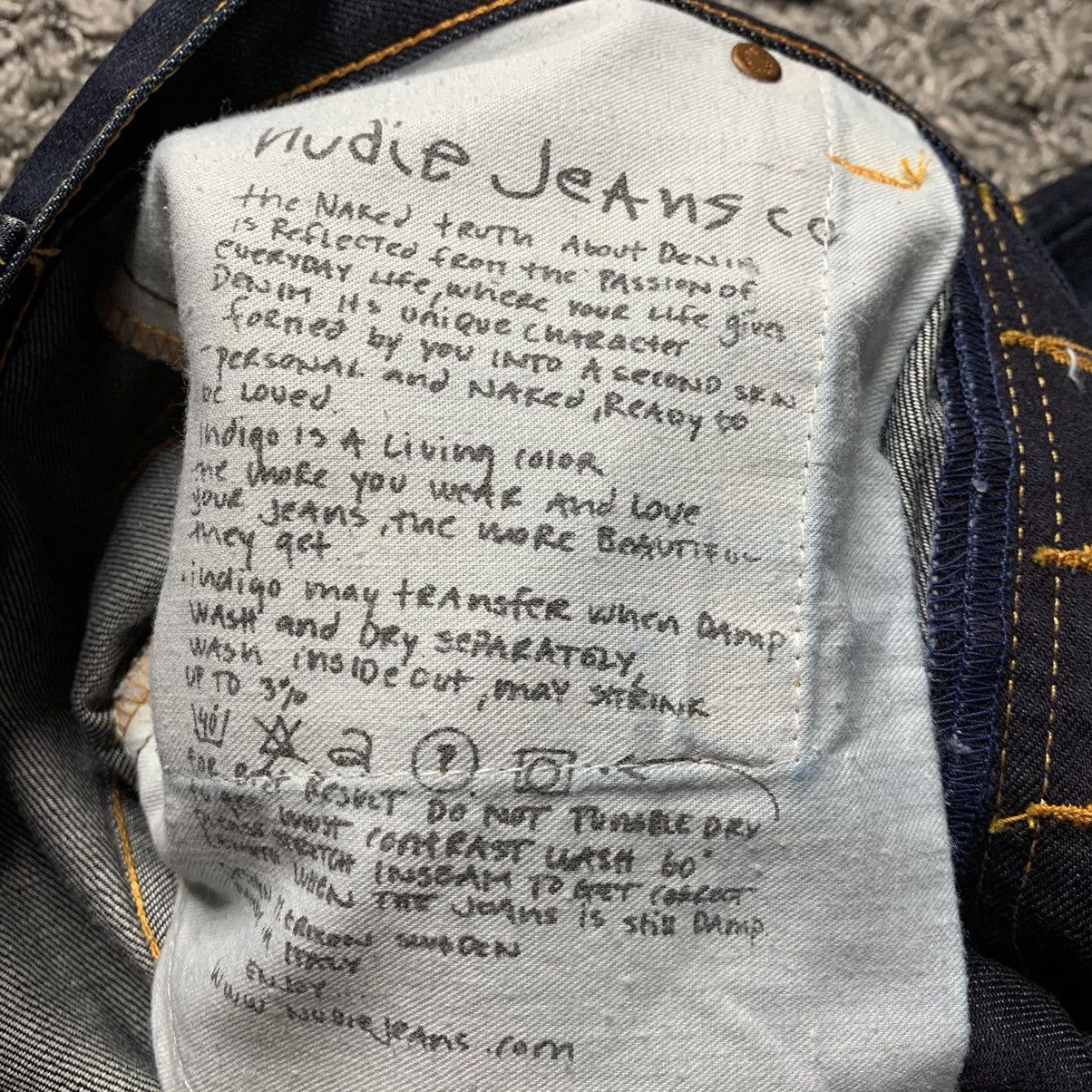 Nudie Jeans Nudie Jeans Real Denim Luxury Made in Italy Size US 31 - 13 Thumbnail