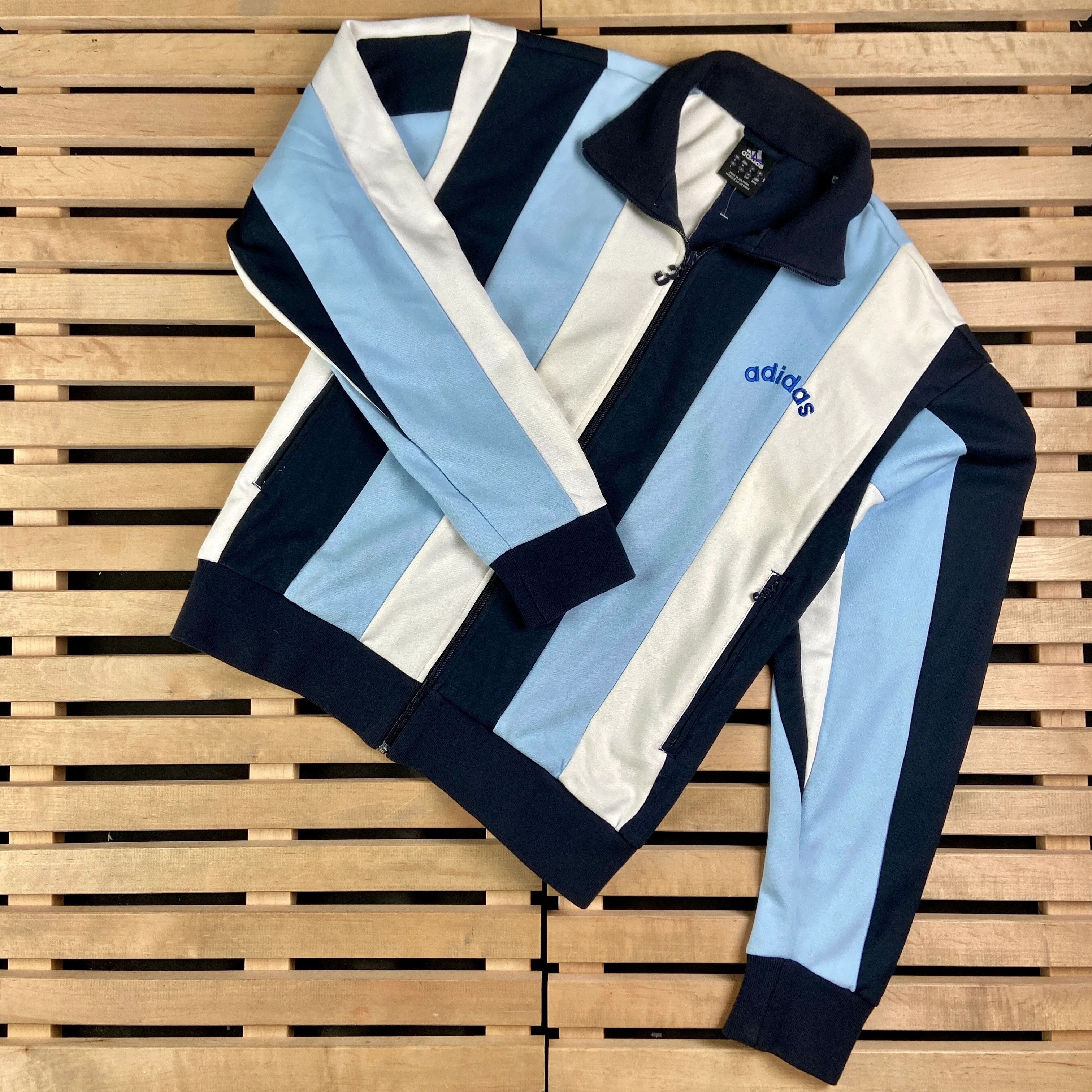 Adidas × Vintage Mens Bomber Top Tracksuit Adidas Vintage Size L Size US L / EU 52-54 / 3 - 1 Thumbnail