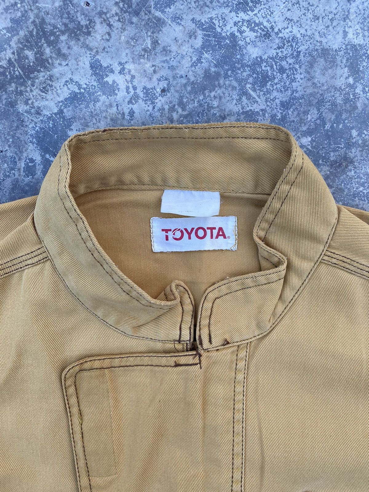 Japanese Brand Vintage Toyota Workshirt Coverall Size US 29 - 12 Thumbnail