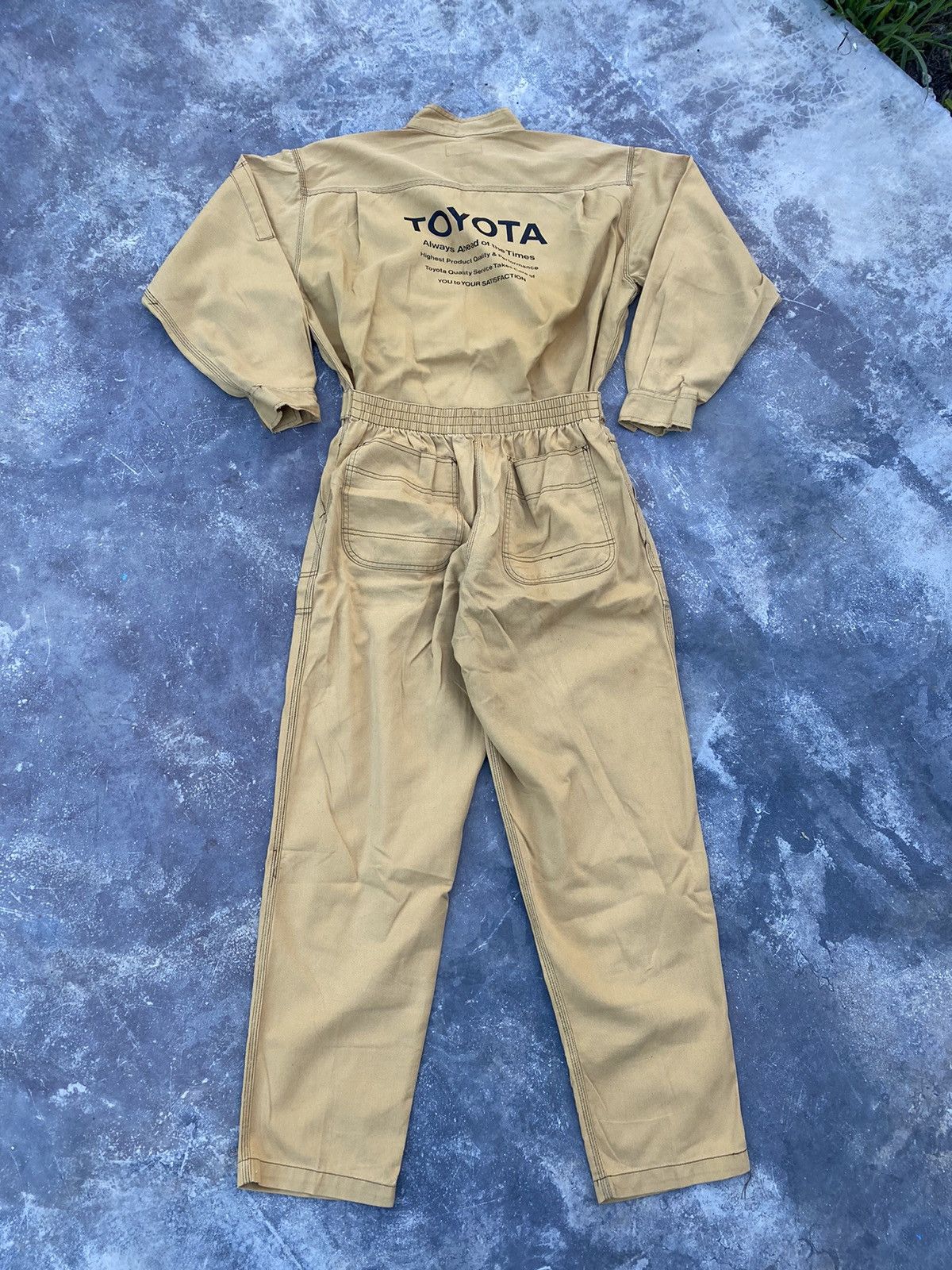 Japanese Brand Vintage Toyota Workshirt Coverall Size US 29 - 2 Thumbnail