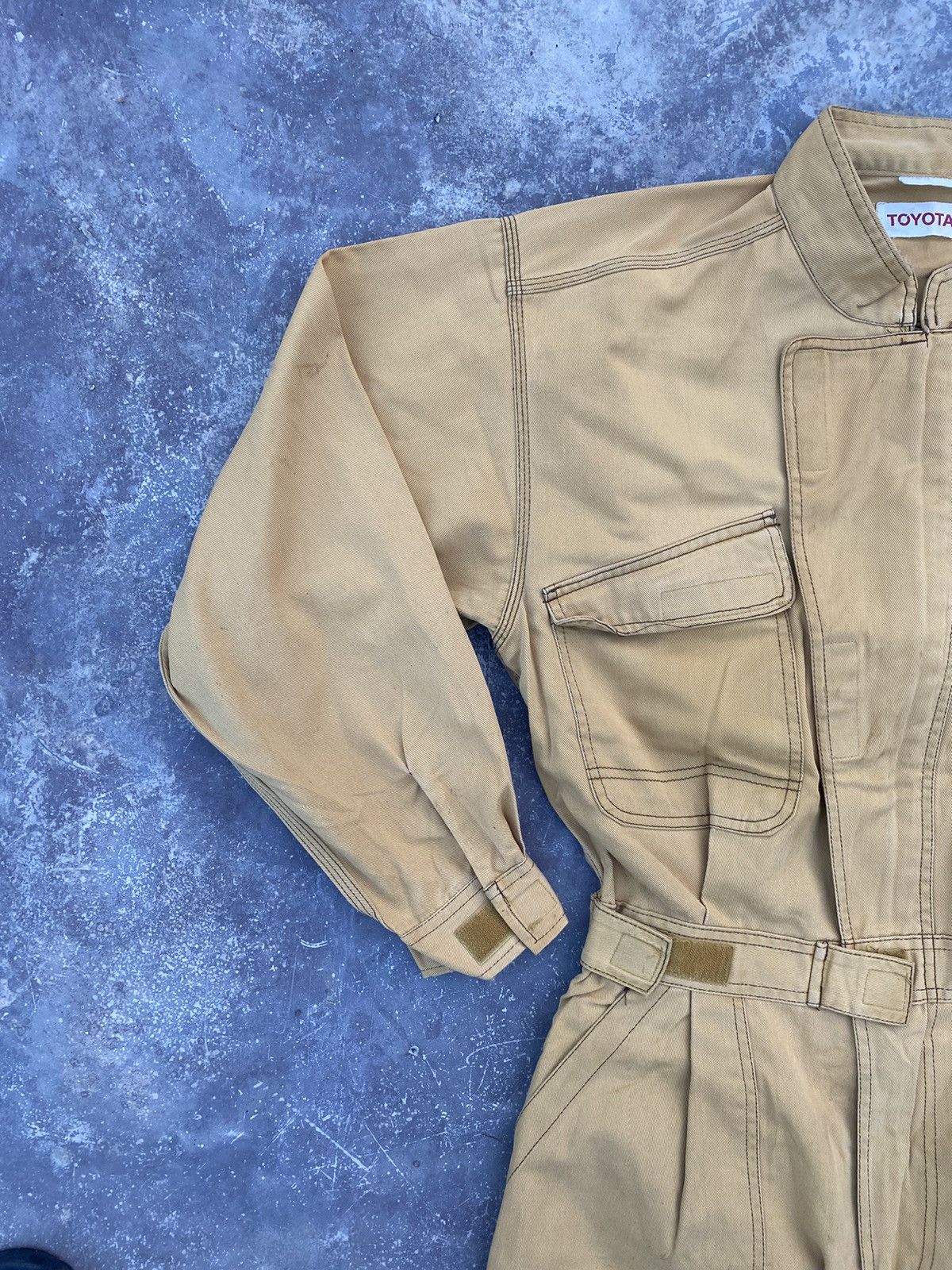 Japanese Brand Vintage Toyota Workshirt Coverall Size US 29 - 4 Thumbnail