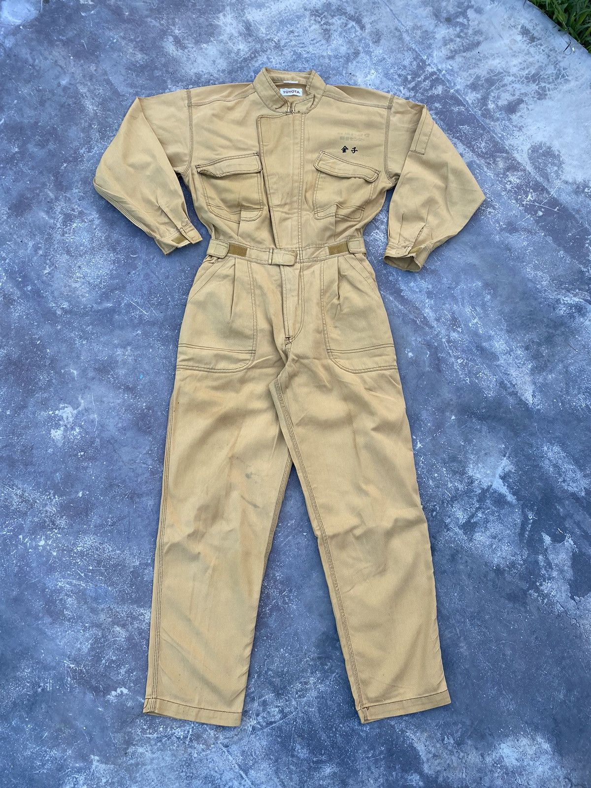 Japanese Brand Vintage Toyota Workshirt Coverall Size US 29 - 1 Thumbnail