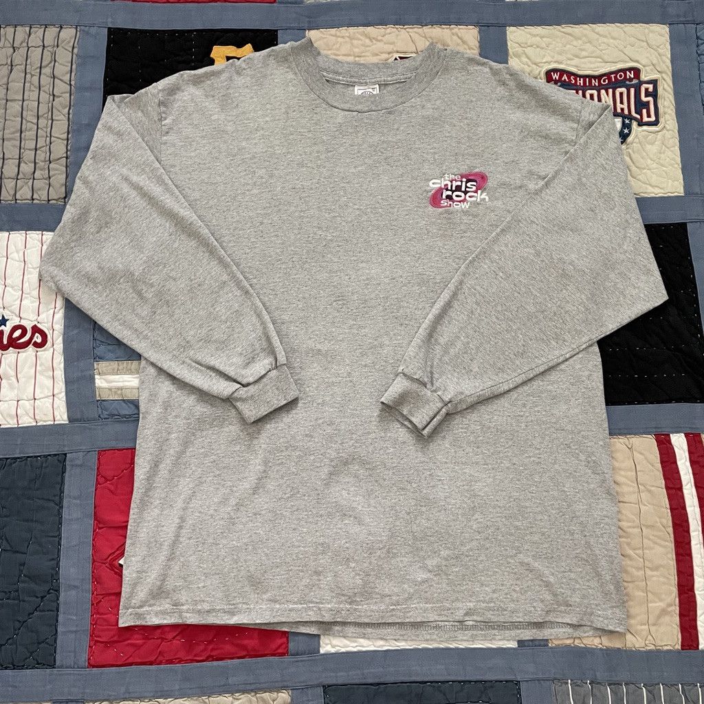 Band Tees × Delta × Vintage 90s The Chris Rock Show Long Sleeve T Shirt - XL Size US XL / EU 56 / 4 - 1 Thumbnail