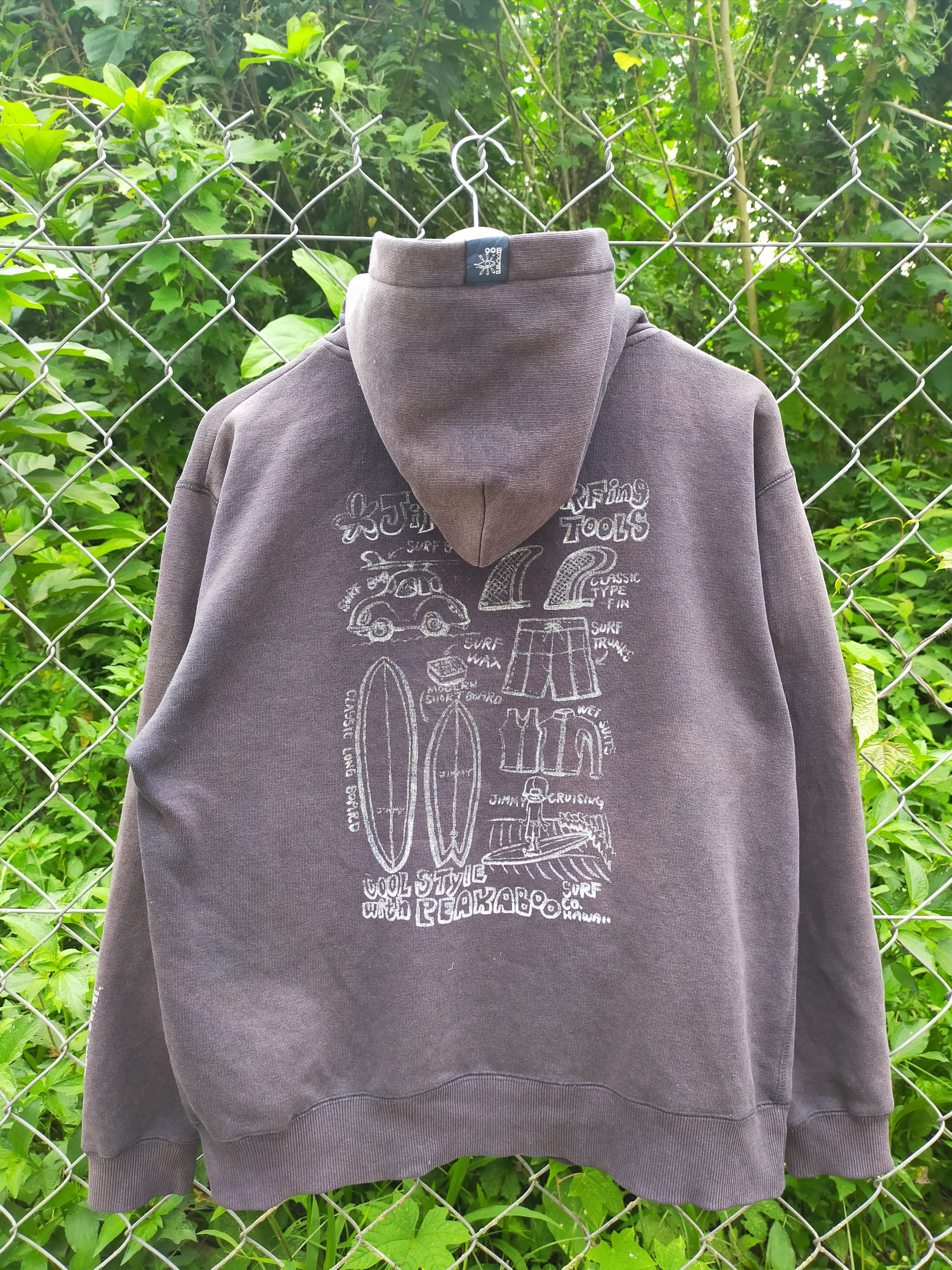Japanese Brand Vintage Peakaboo Surf Jimm's Style Hoodie Size US M / EU 48-50 / 2 - 8 Thumbnail
