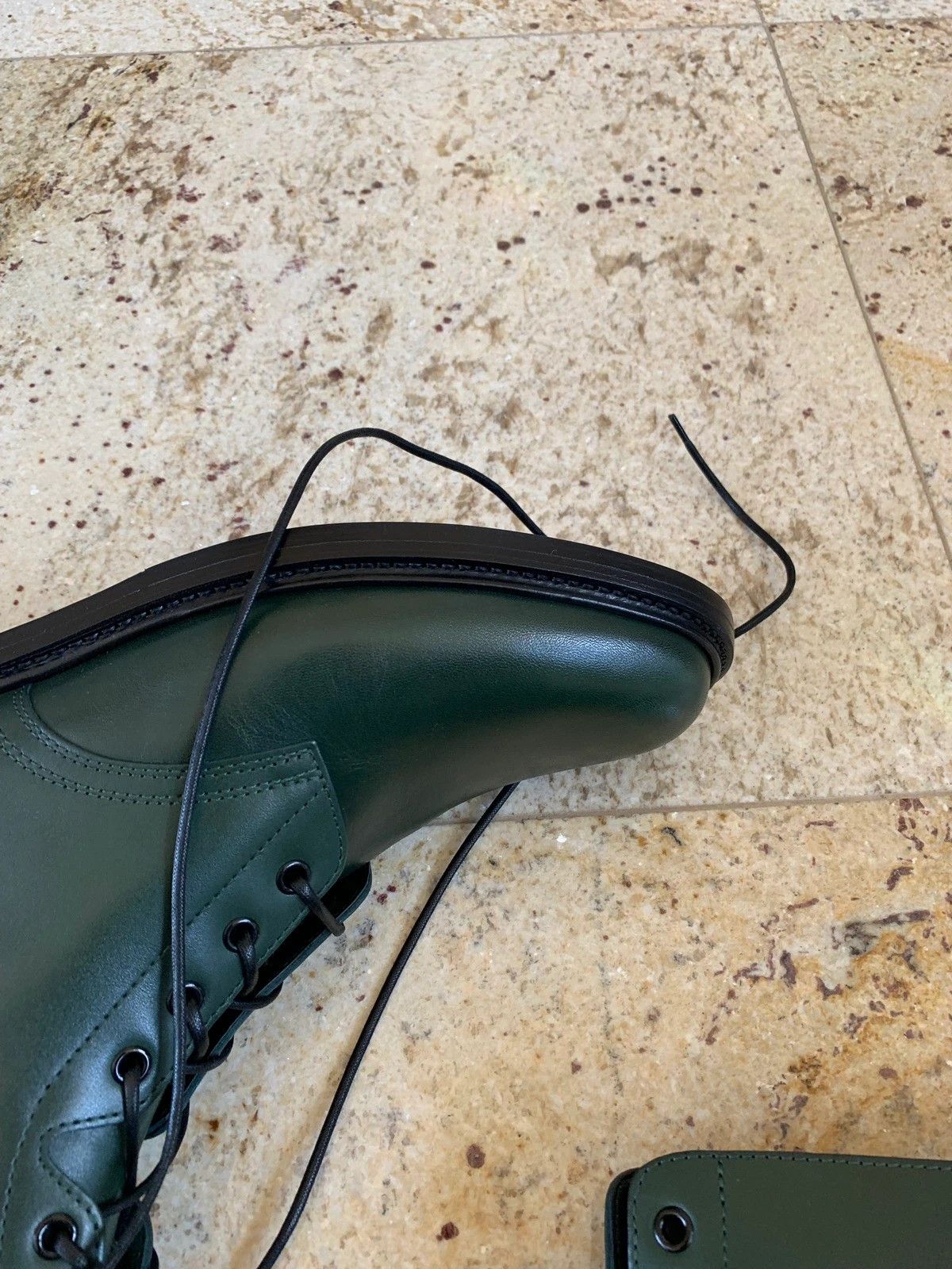 Celine Ranger Zip Boots in Green Size US 7 / EU 40 - 13 Thumbnail