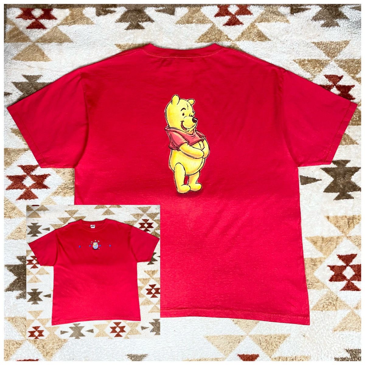 Disney 💥Big Size💥Vintage Winnie The Pooh Shirt Cartoon Size US XXL / EU 58 / 5 - 1 Thumbnail
