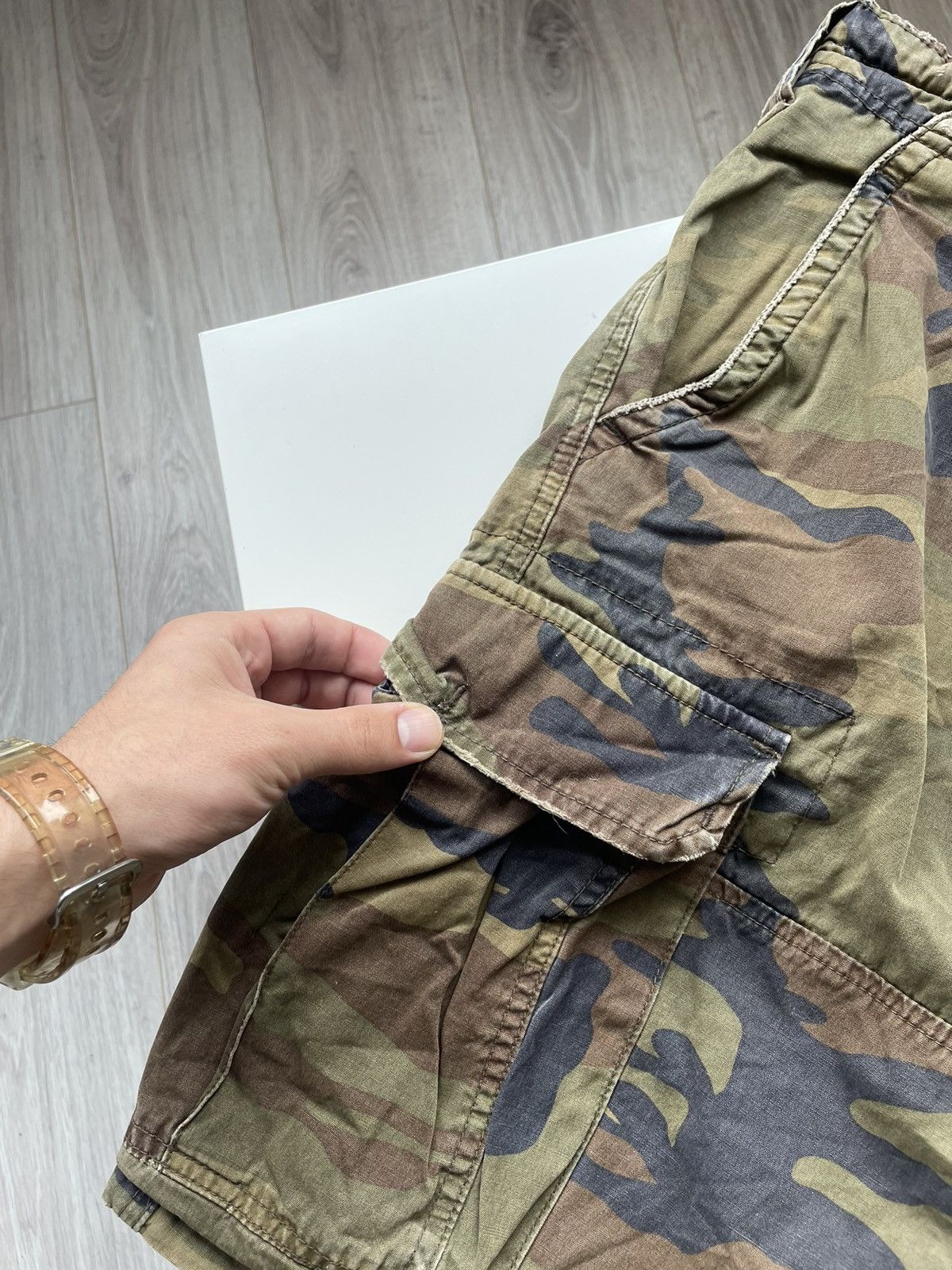 Alpha Industries × Vintage Alpha Industries vintage cargo shorts Size US 32 / EU 48 - 3 Thumbnail