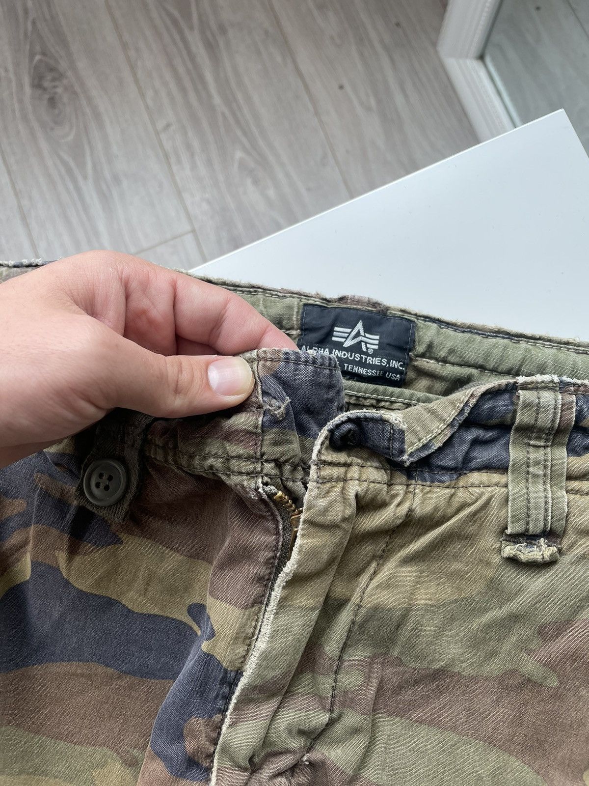 Alpha Industries × Vintage Alpha Industries vintage cargo shorts Size US 32 / EU 48 - 5 Thumbnail