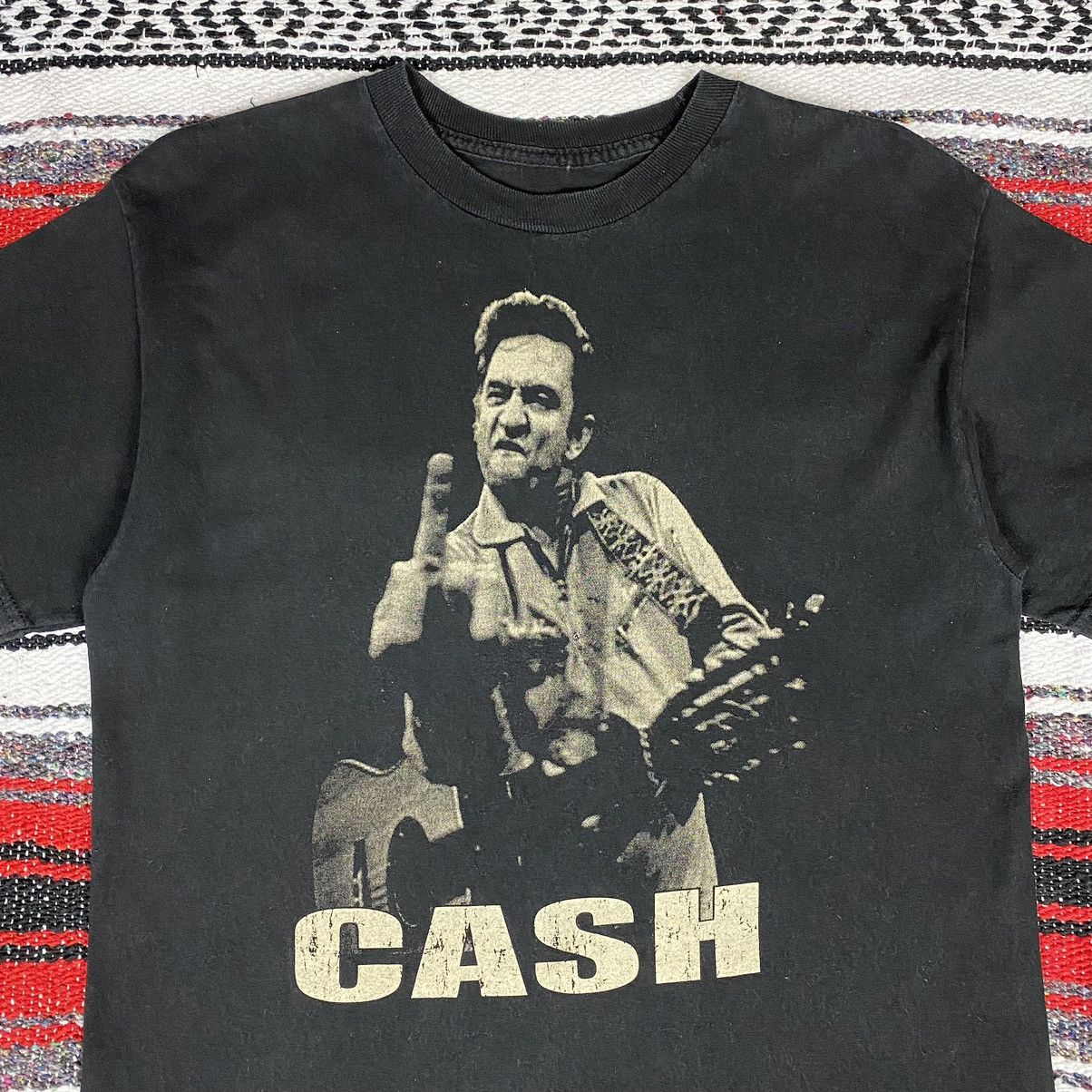 Band Tees 💥Steals💥Johnny Cash American Singer Shirt Johnny Cash Fuck Size US M / EU 48-50 / 2 - 3 Thumbnail