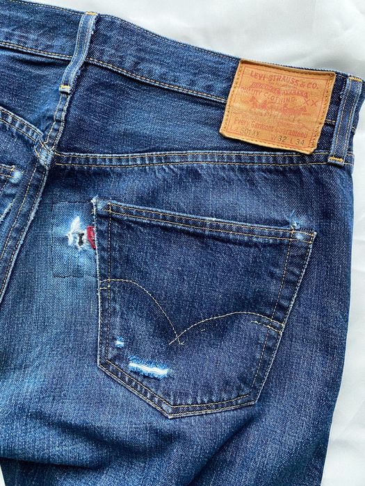 Vintage LEVIS VINTAGE RAW SELVAGE 501XX JEANS | Grailed