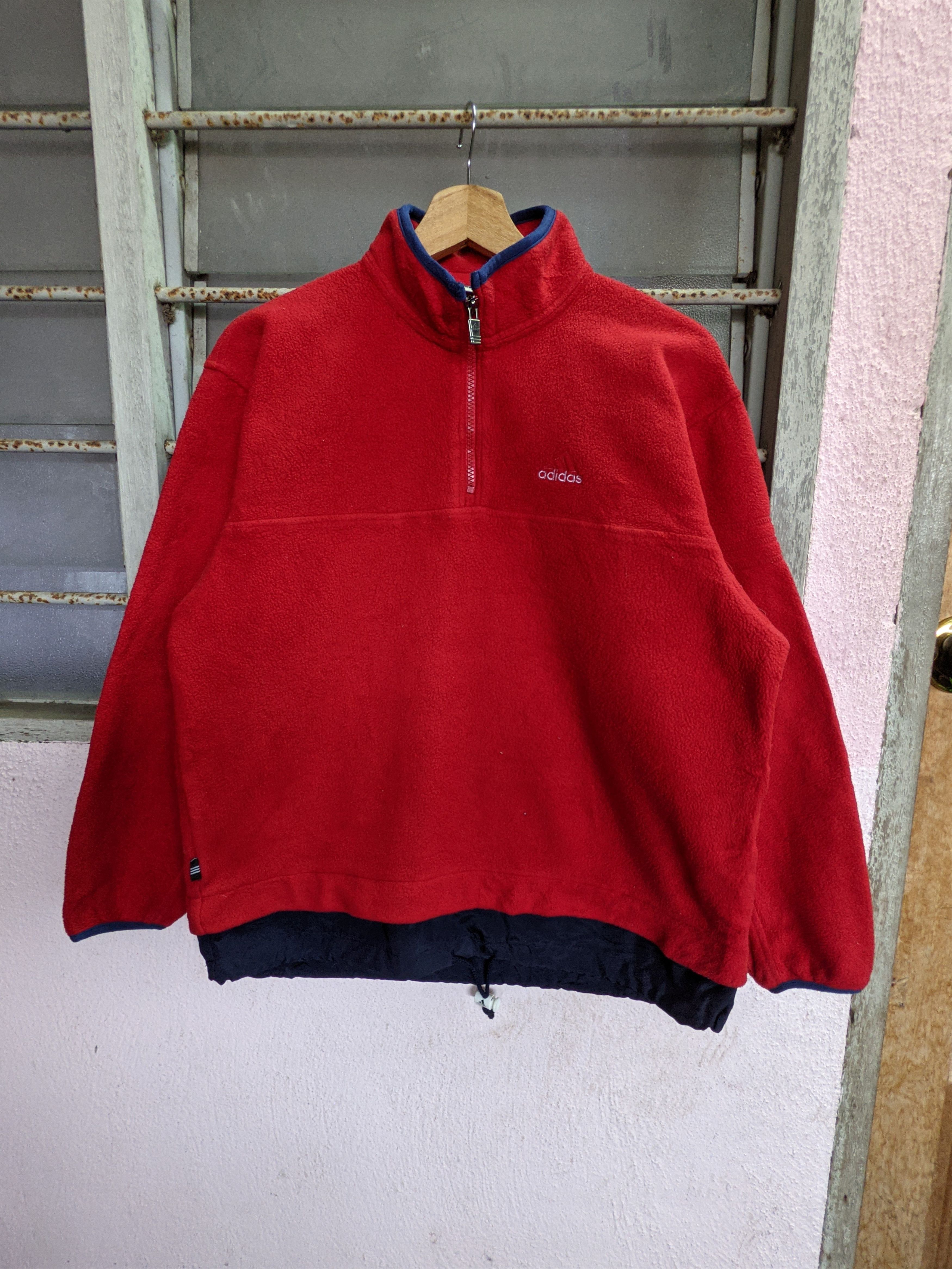 Adidas Vintage Adidas Descente Pullover Fleece Size US L / EU 52-54 / 3 - 5 Thumbnail