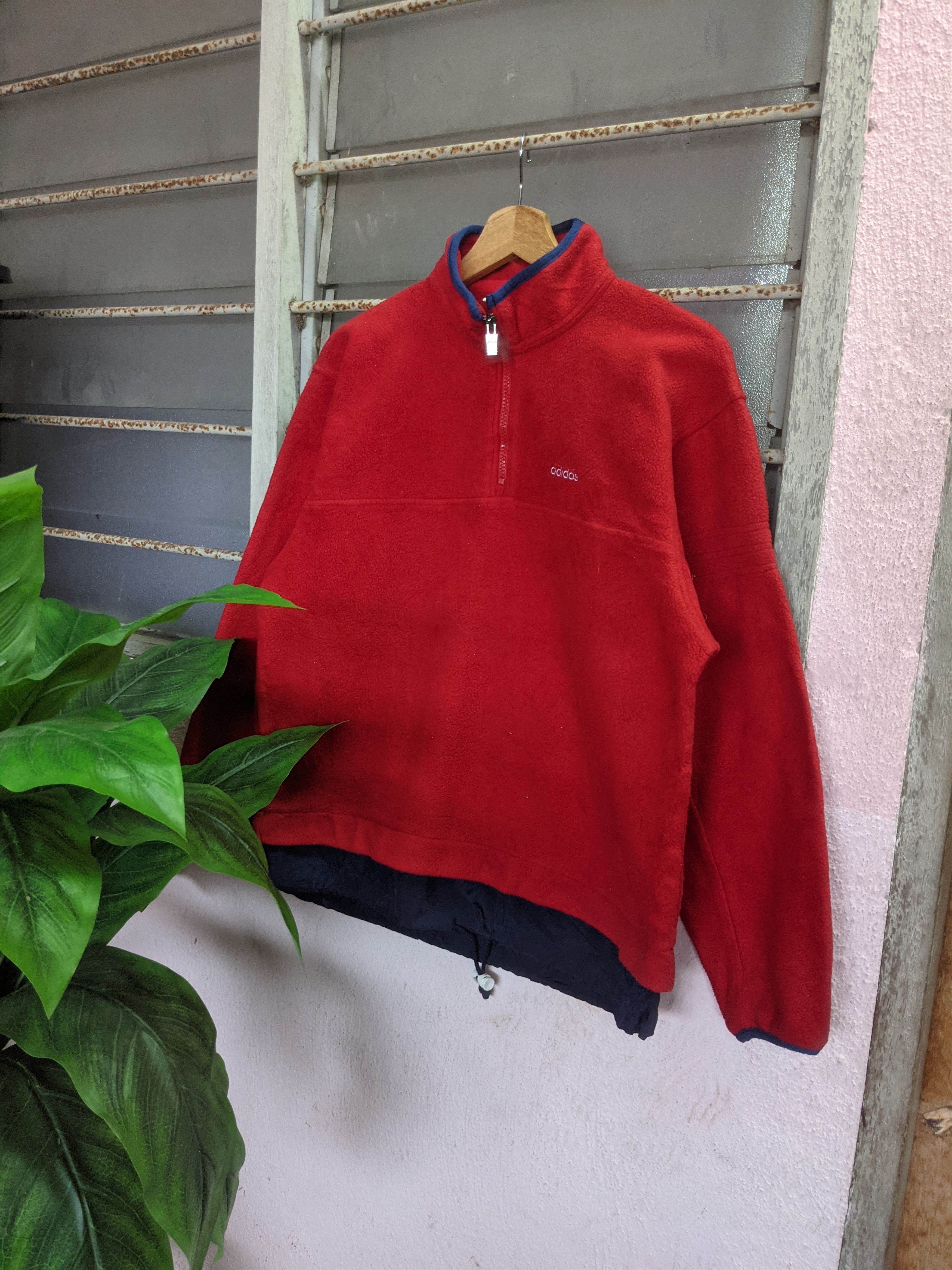 Adidas Vintage Adidas Descente Pullover Fleece Size US L / EU 52-54 / 3 - 1 Thumbnail