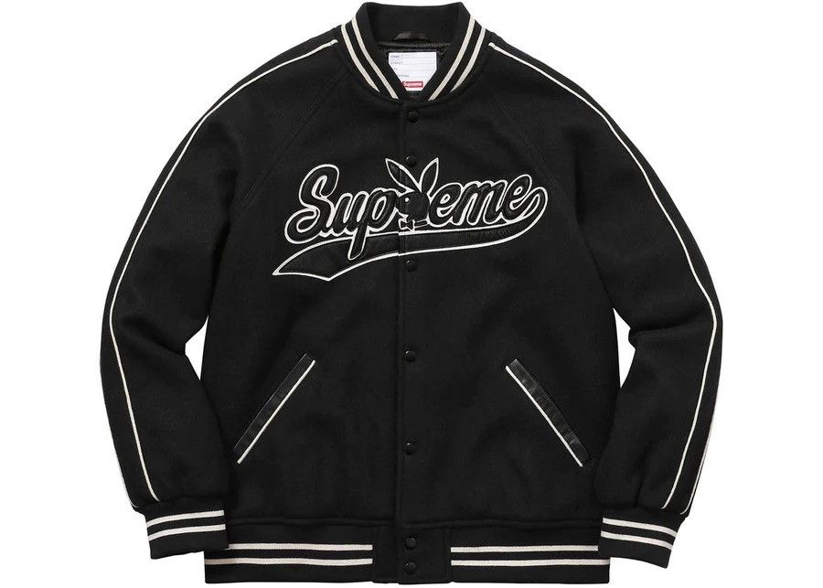 Supreme SUPREME PLAYBOY WOOL VARSITY JACKET | Grailed