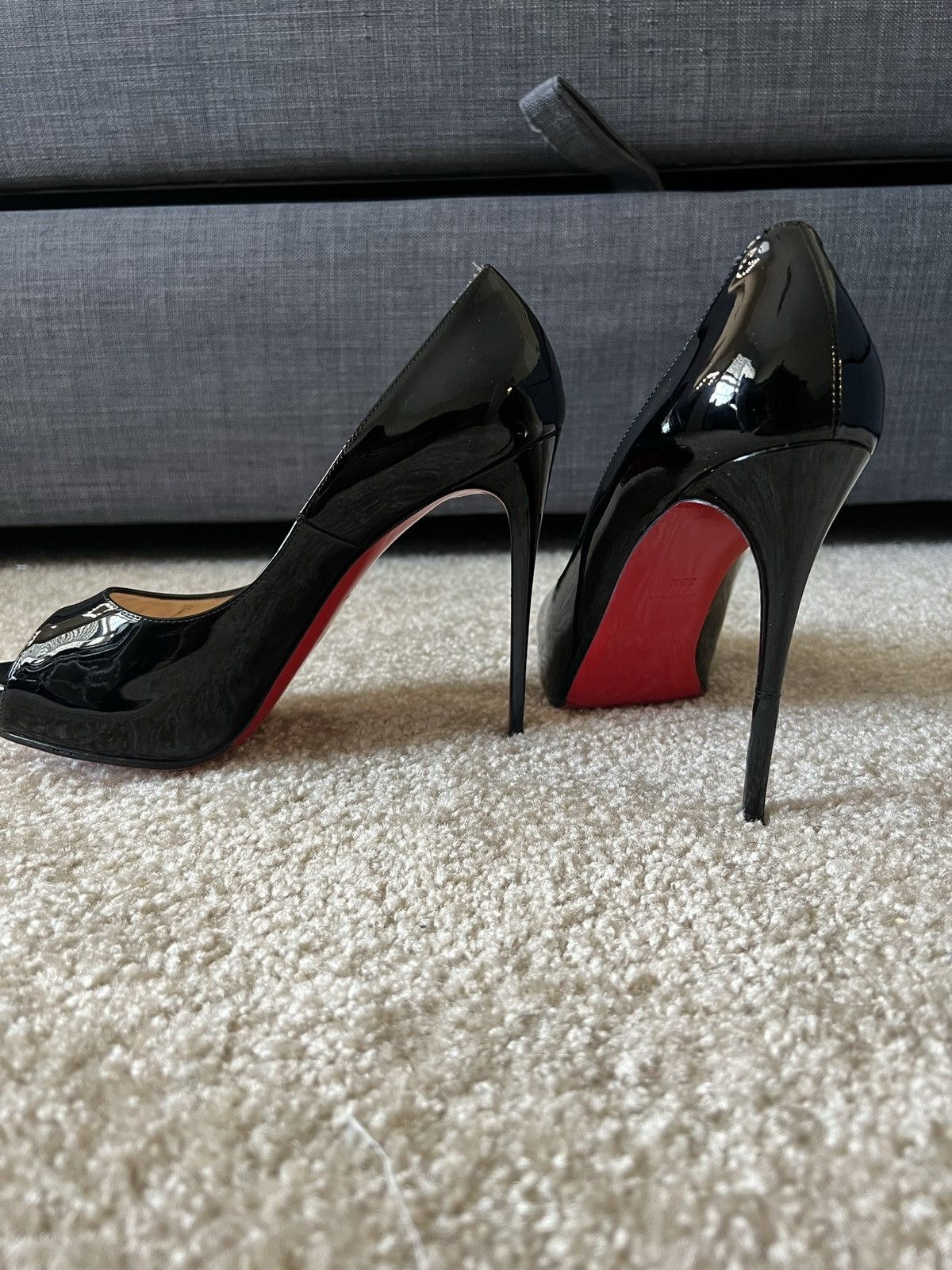 Christian Louboutin Women's New Very Prive Pumps-Black Size 7.5