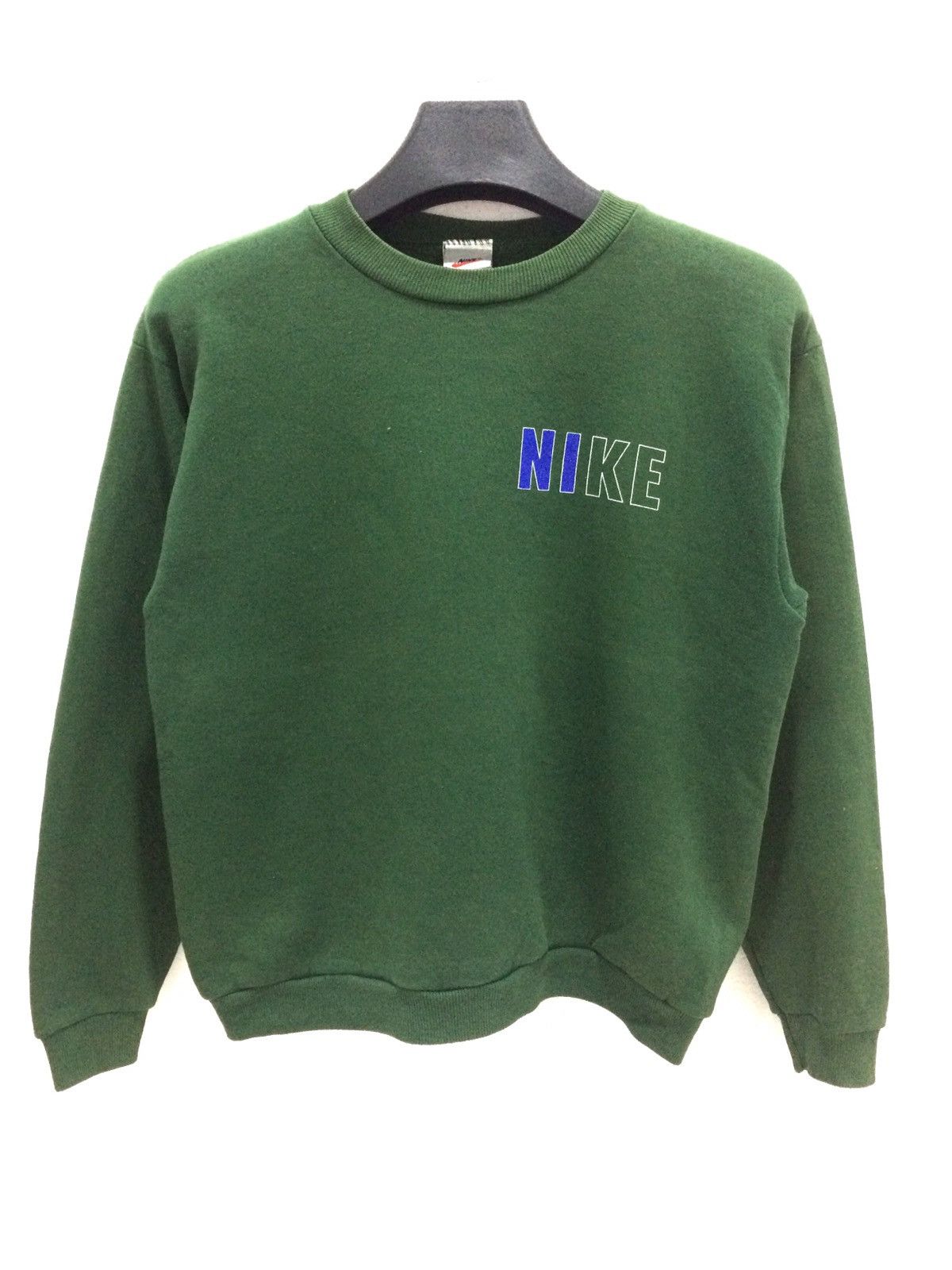 Nike Vintage 90s Nike Small Logo Sweatshirt Size US S / EU 44-46 / 1 - 1 Thumbnail