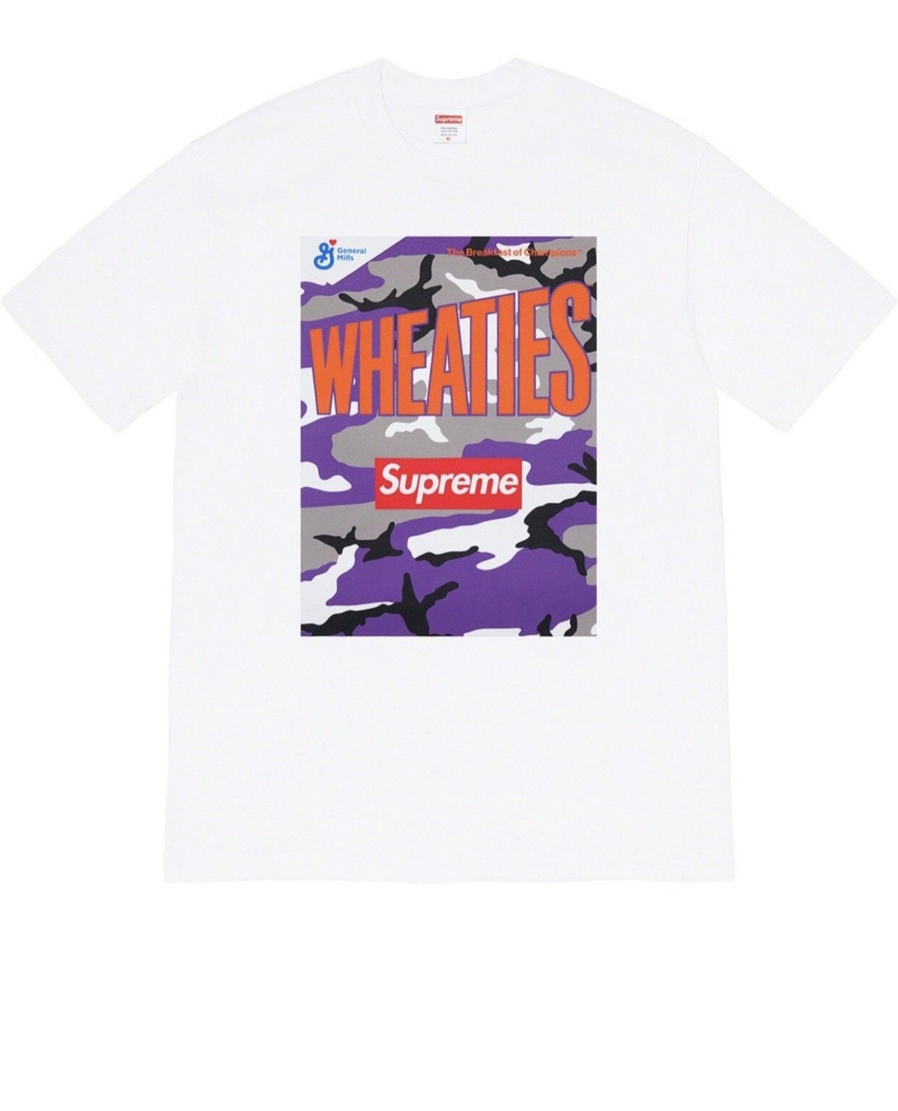 Supreme Supreme Wheaties Tee Size US M / EU 48-50 / 2 - 1 Thumbnail