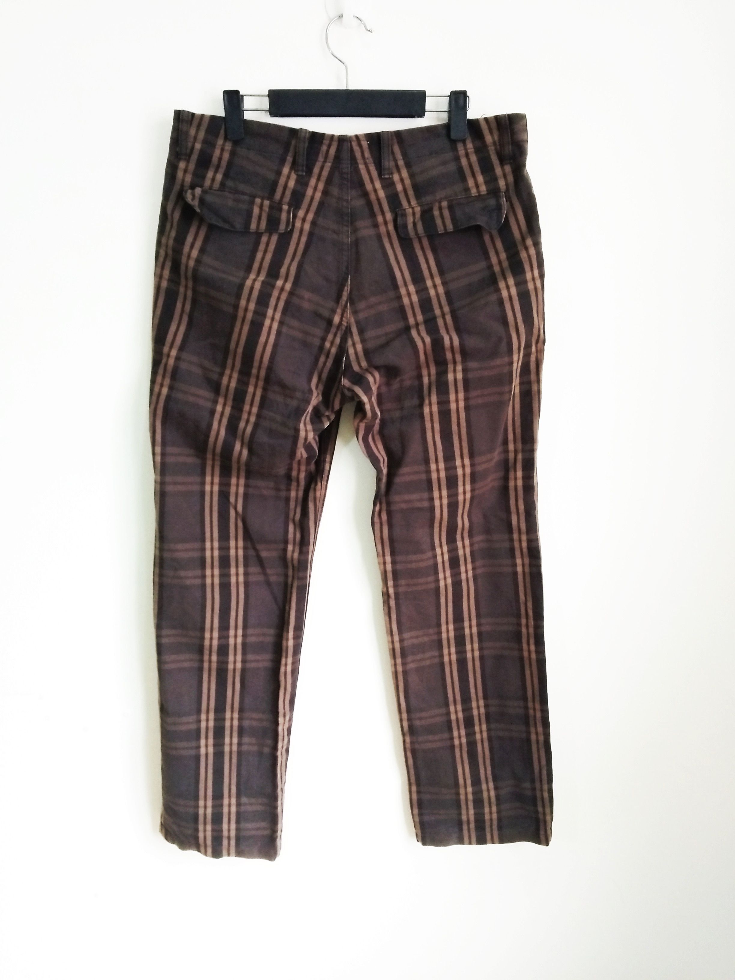 Hysteric Glamour Japanese Brand SPELLBOUND Made in Japan Tartan Trouser Pant Size US 33 - 7 Thumbnail