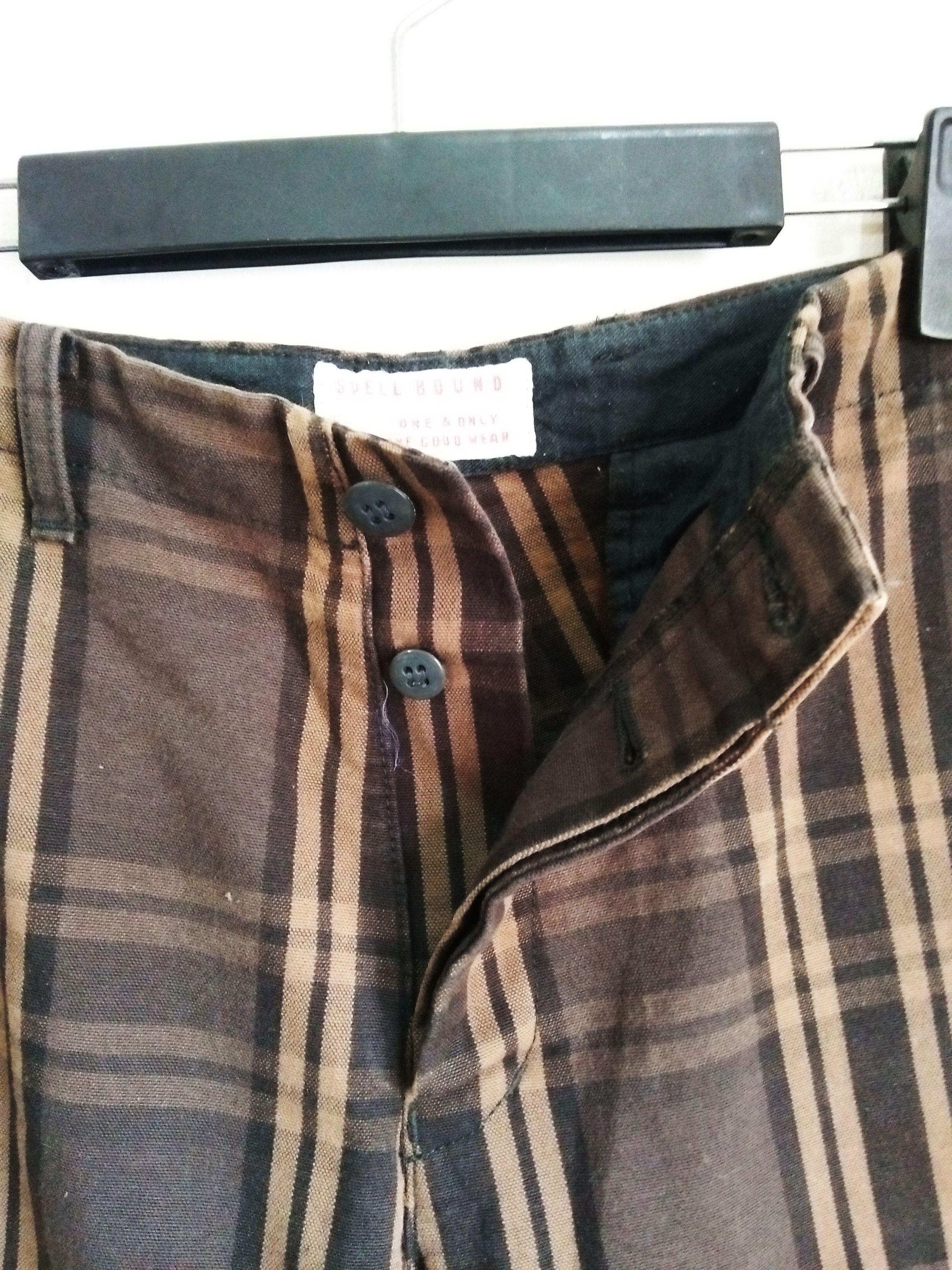 Hysteric Glamour Japanese Brand SPELLBOUND Made in Japan Tartan Trouser Pant Size US 33 - 11 Thumbnail