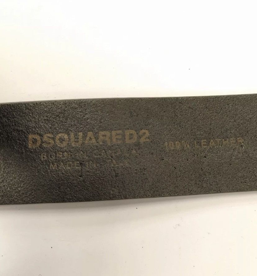 Dsquared2 NWT World Tour Caten 64 leather belt, 100, MI Italy Size 36 - 7 Thumbnail